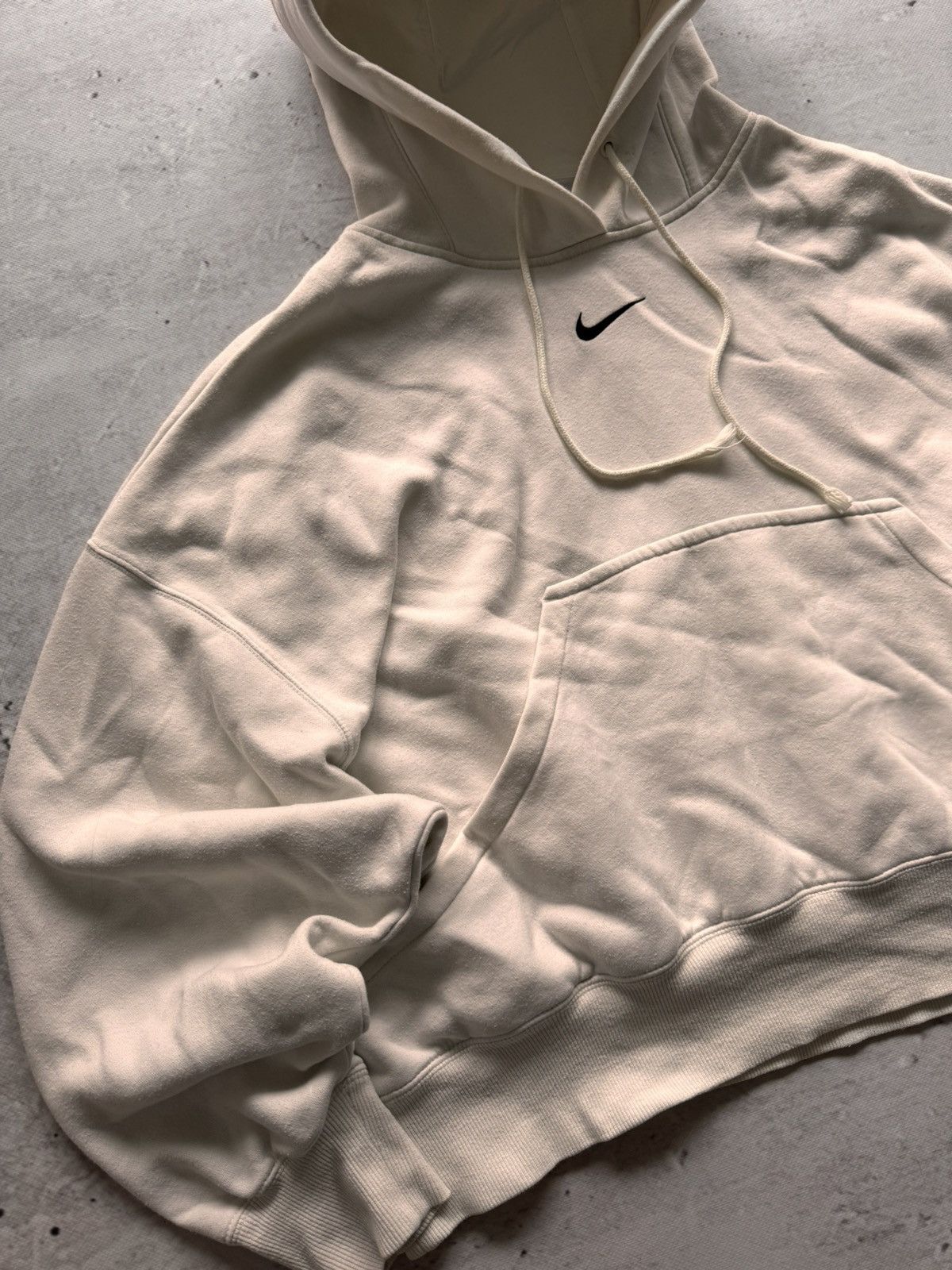 Nike × Vintage NIKE VINTAGE CENTER LOGO OVERSIZE BOXY HOODIE Size US M / EU 48-50 / 2 - 3 Thumbnail