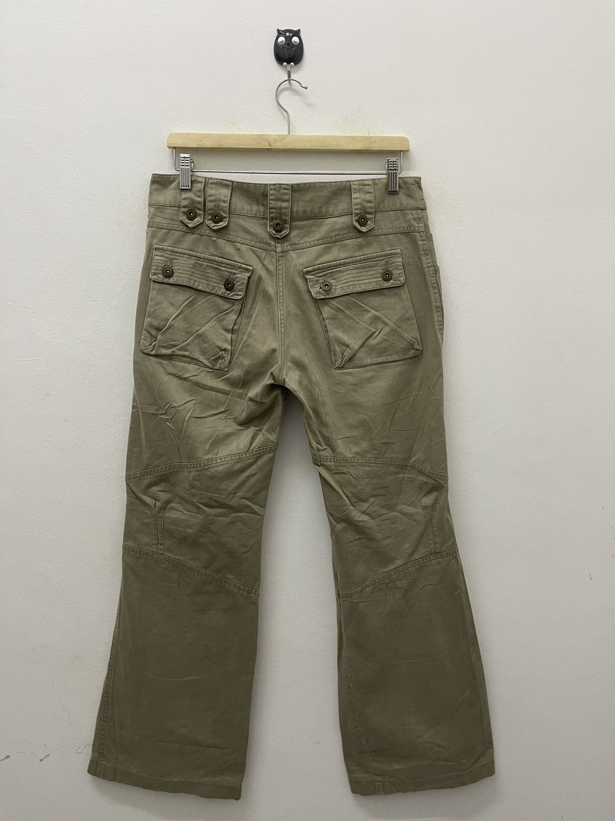 If Six Was Nine Rare Vintage LAO TARGA Flare Cargo Tactical Utility Pant Size US 32 / EU 48 - 9 Thumbnail