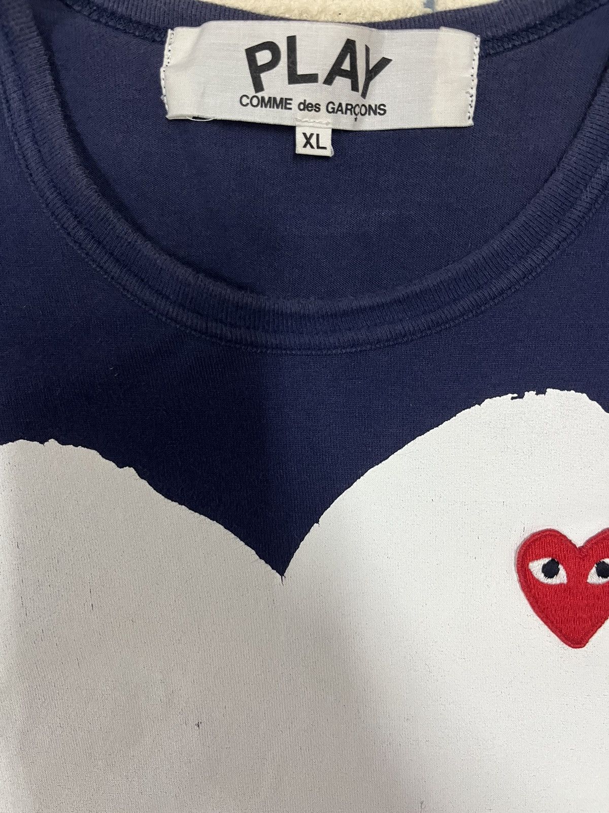 Comme des Garcons PLAY × Designer × Japanese Brand Comme des garcons play t shirt Size US XL / EU 56 / 4 - 11 Thumbnail