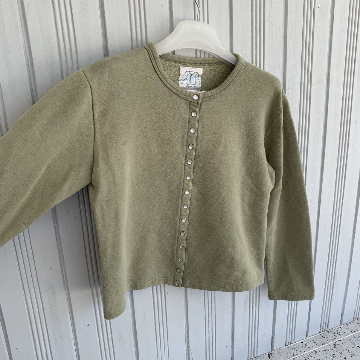 agnes b. Agnes B Classique Snap Button Cardigan Woman Size S / US 4 / IT 40 - 10 Thumbnail