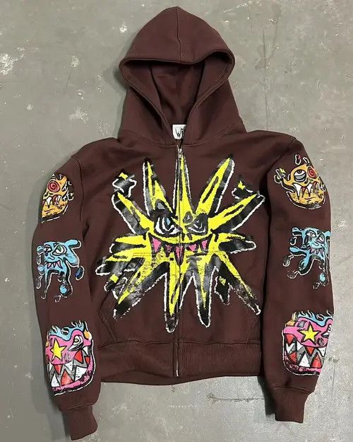 Japanese Brand Miyuki x Gotou Brown Color American Gothic trendy Hoodie Size US L / EU 52-54 / 3 - 7 Thumbnail