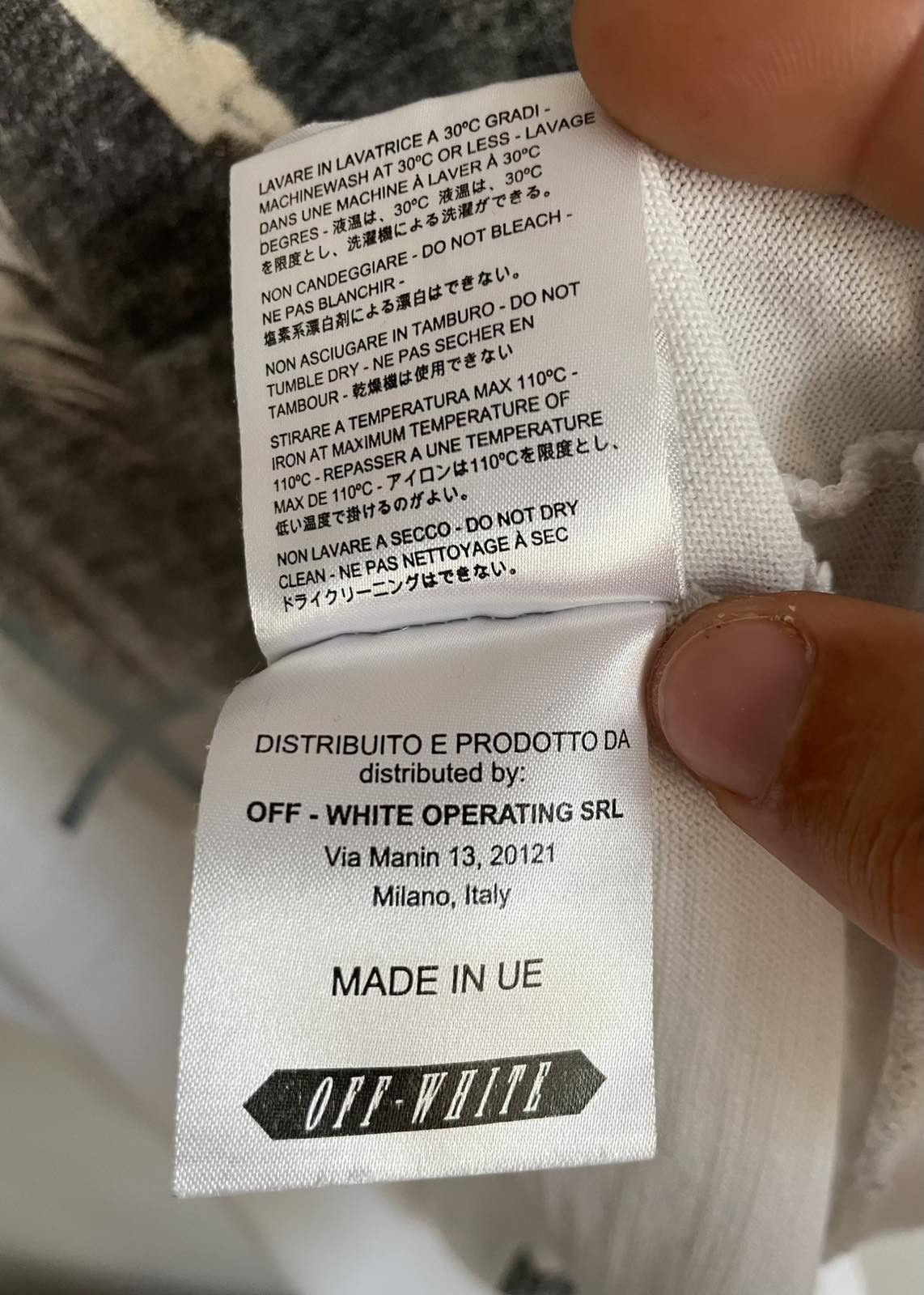 Off-White × Virgil Abloh Off-White Caravaggio Annunciation Faded Print Tee SS T-shirt Size US M / EU 48-50 / 2 - 14 Thumbnail