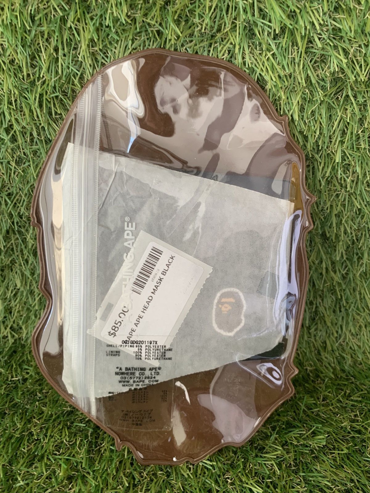 Bape Bape Face Masks Ape Head Patch "Black" Size ONE SIZE - 3 Thumbnail