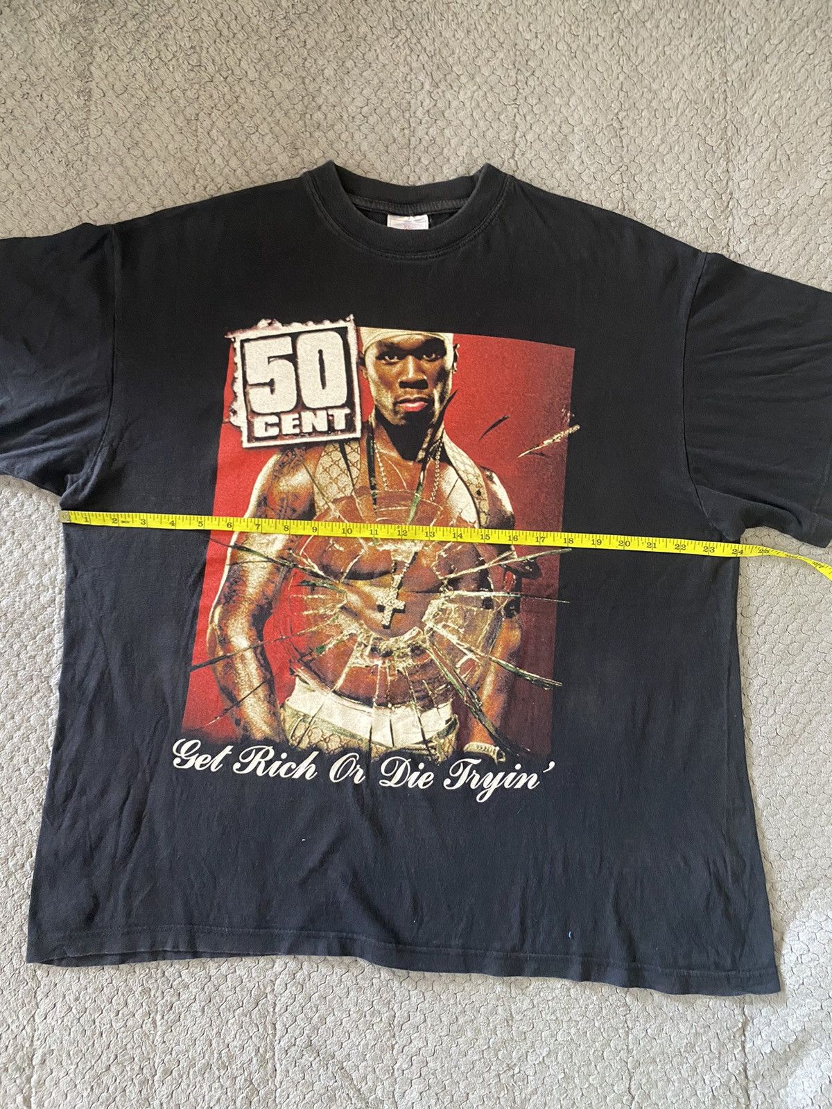 50 Cent Vintage 50CENT GET RICH OR DIE TRYIN 2005 Size US XL / EU 56 / 4 - 8 Thumbnail