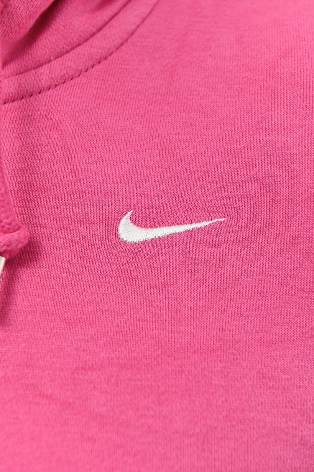 Nike Nike Pink Zip-Up Hoodie With Logo Womens Size XS Size XS / US 0-2 / IT 36-38 - 2 Thumbnail