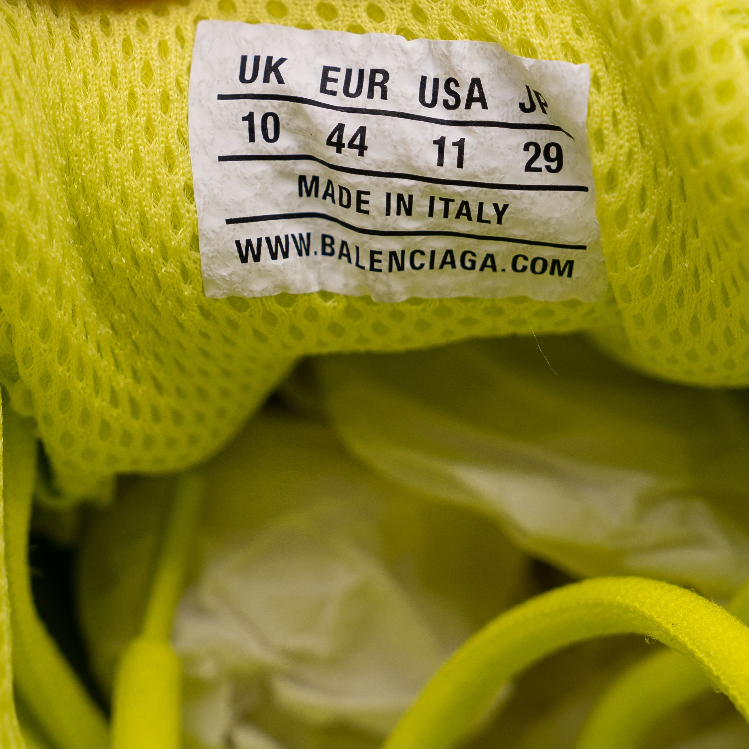 Balenciaga 44 - Balenciaga Phantom Sneakers Lime Yellow Green Mesh Size US 11 / EU 44 - 11 Thumbnail