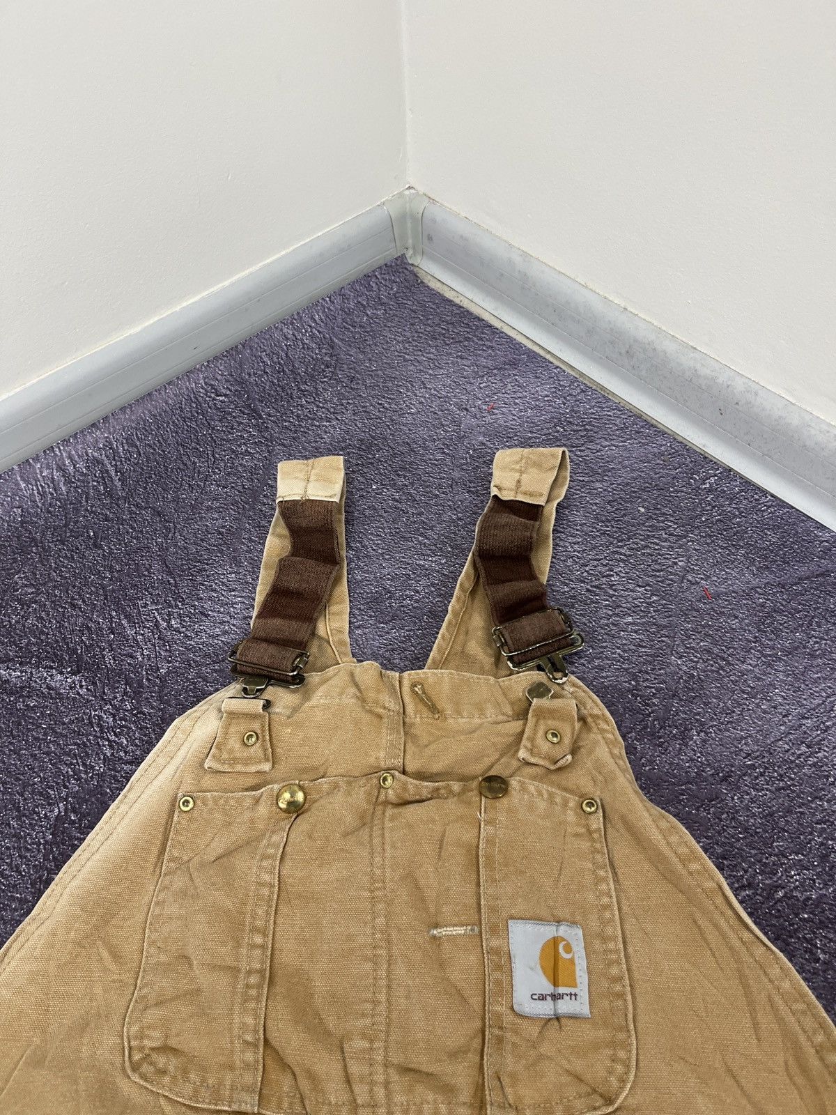 Carhartt Vintage 90s Carhartt Work Faded Y2K Baggy Overall Size US 40 / EU 56 - 7 Thumbnail