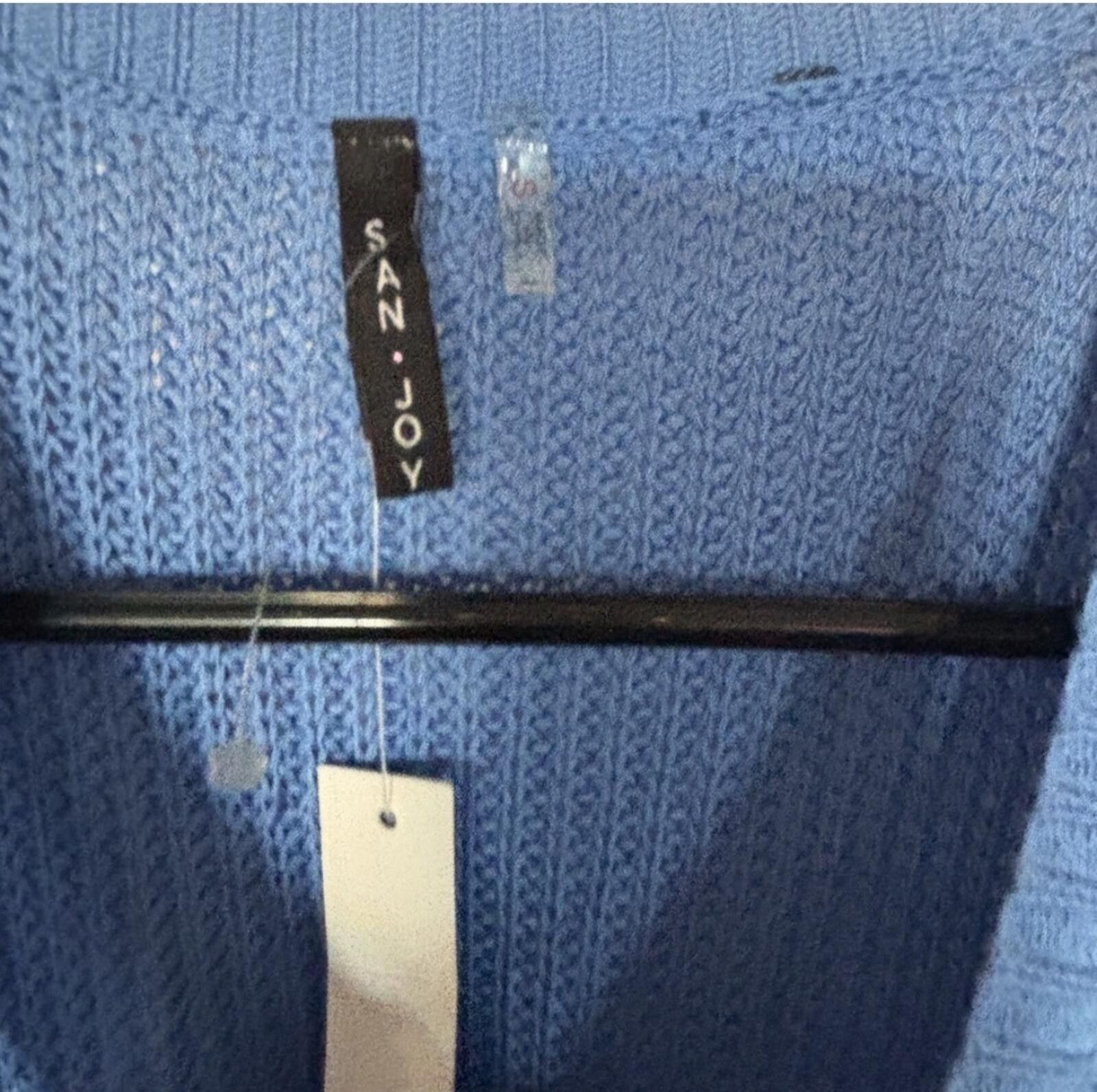 Other San Joy distressed knit sweater Size S / US 4 / IT 40 - 2 Thumbnail