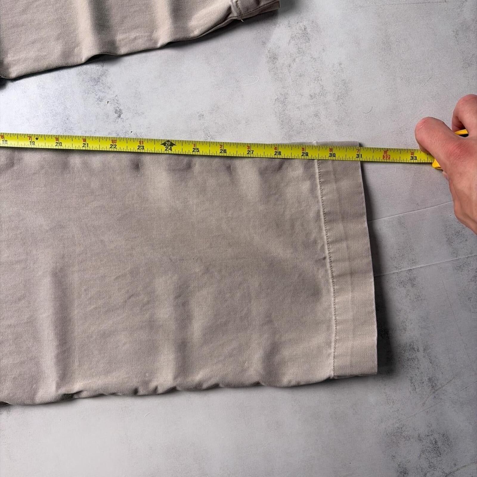 Polo Ralph Lauren Y2K Beige Polo Ralph Lauren Chino Baggy Ethan Pants Size US 40 / EU 56 - 7 Thumbnail