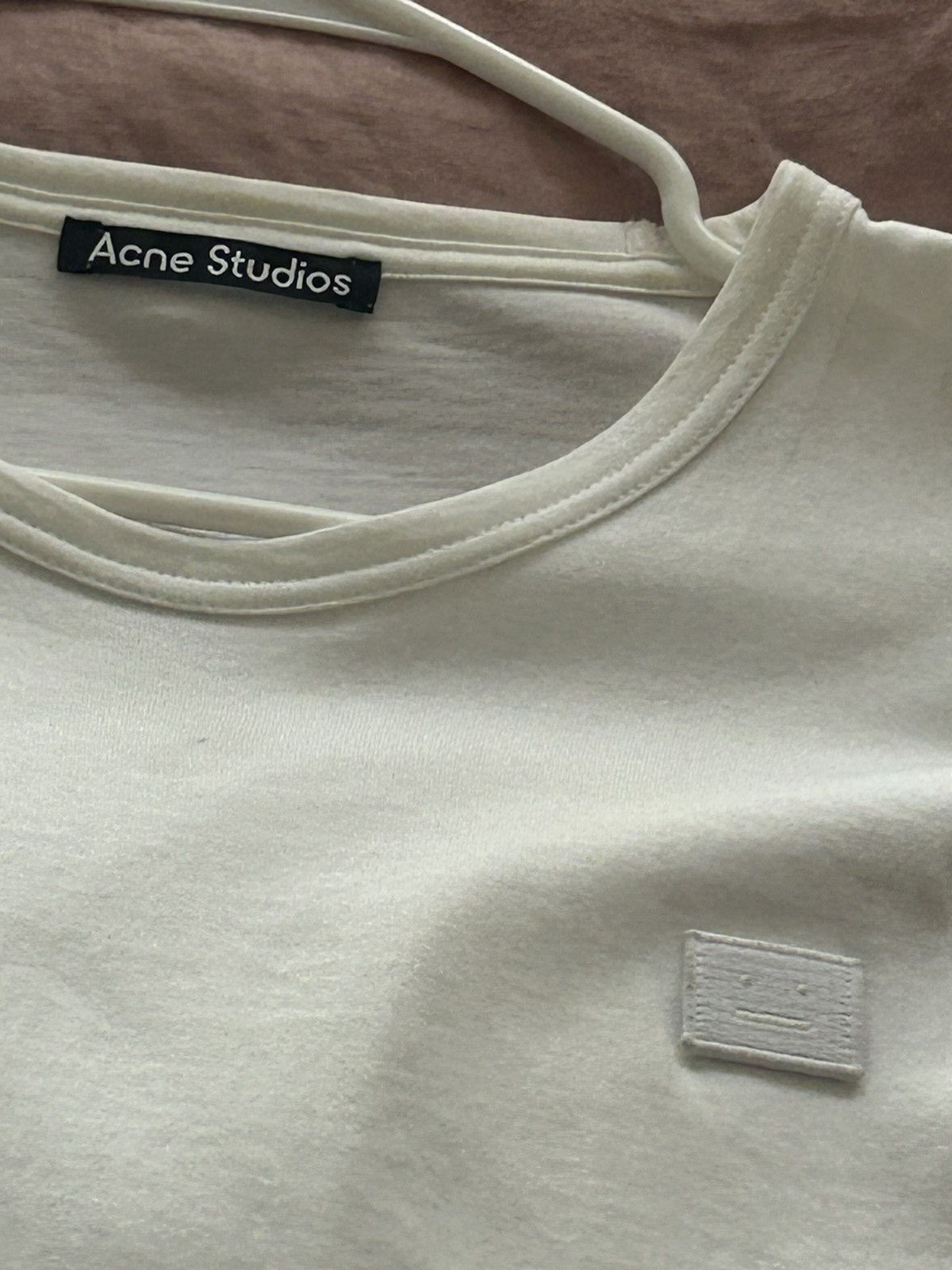 Acne Studios Acne studios white nash face t shirt Size US S / EU 44-46 / 1 - 3 Thumbnail
