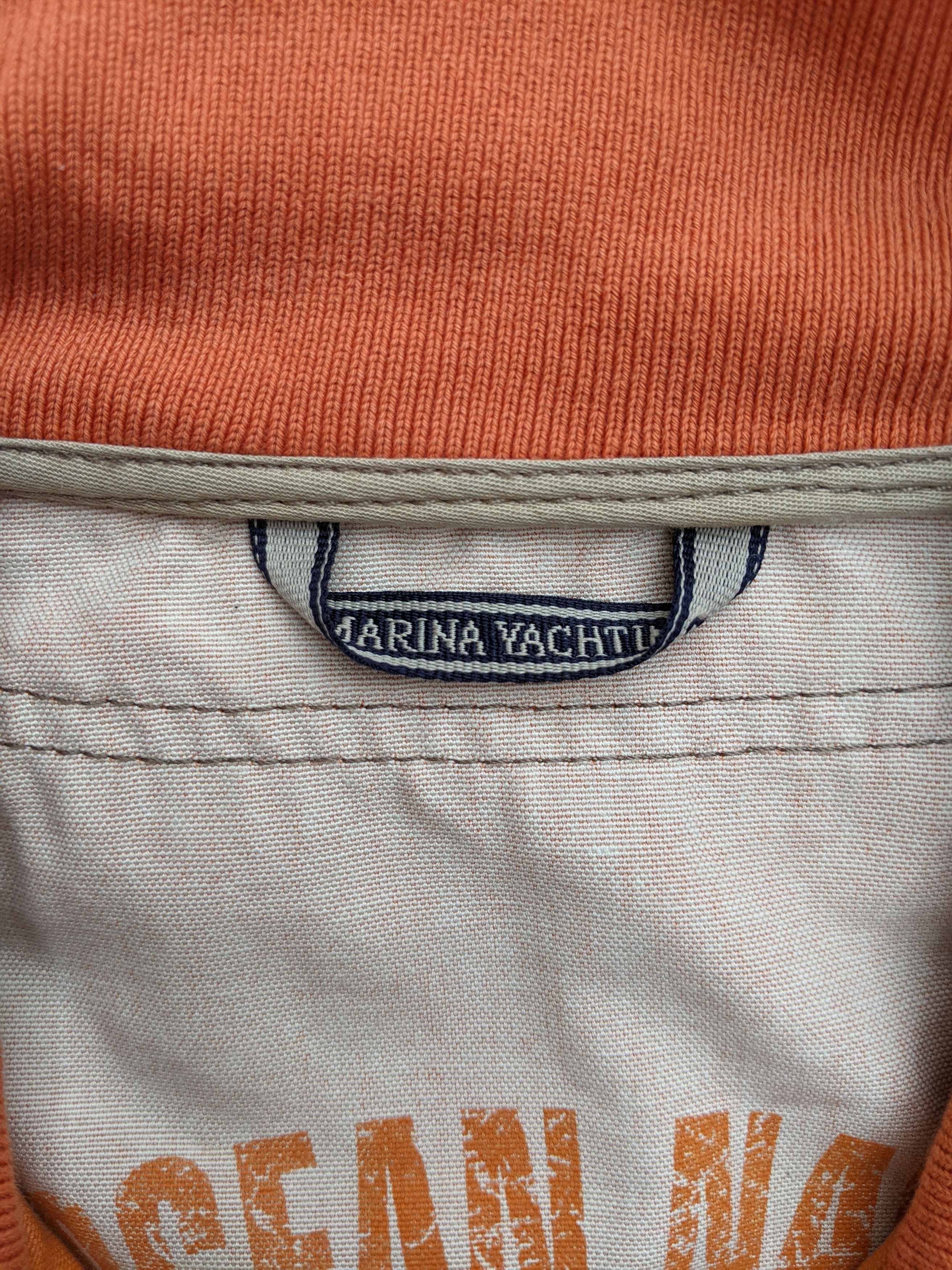Canvas Vintage MARINA YACHTING Orange Canvas Cotton Jacket Size L Size US L / EU 52-54 / 3 - 6 Thumbnail