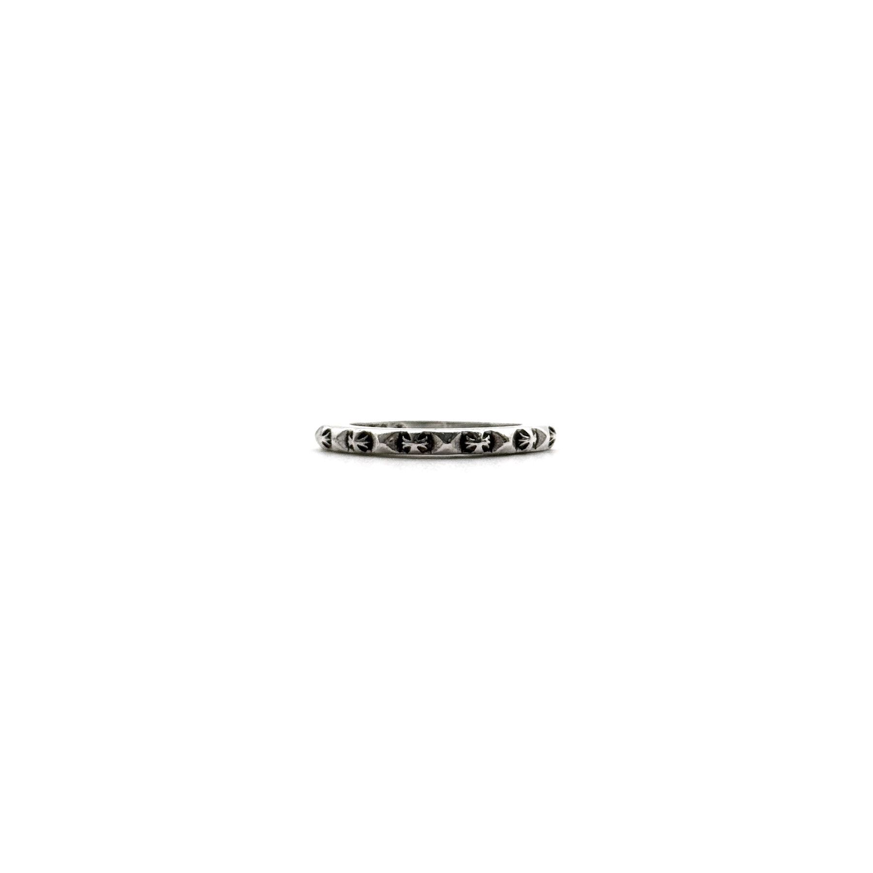 Chrome Hearts Chrome Hearts TFP Cross Silver Band Ring Size ONE SIZE - 3 Thumbnail