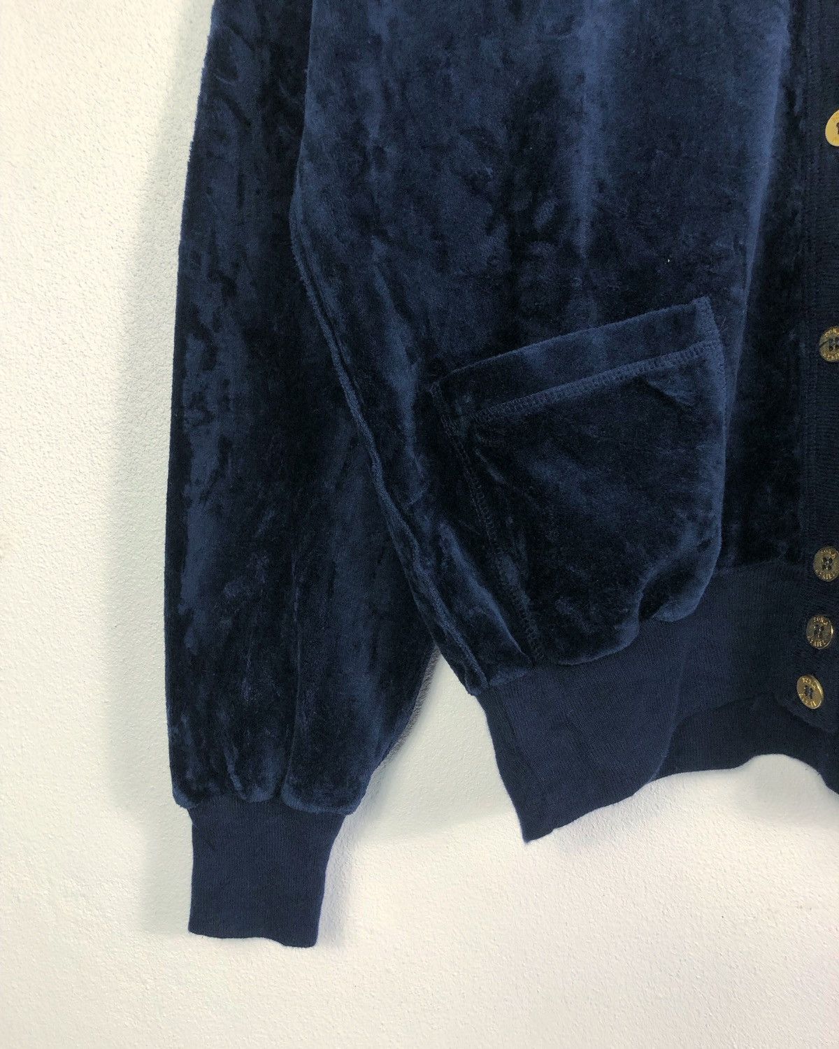 Sonia Rykiel Vintage Sonia Rykiel Velvet Sweatshirt Made in France Size M / US 6-8 / IT 42-44 - 4 Thumbnail
