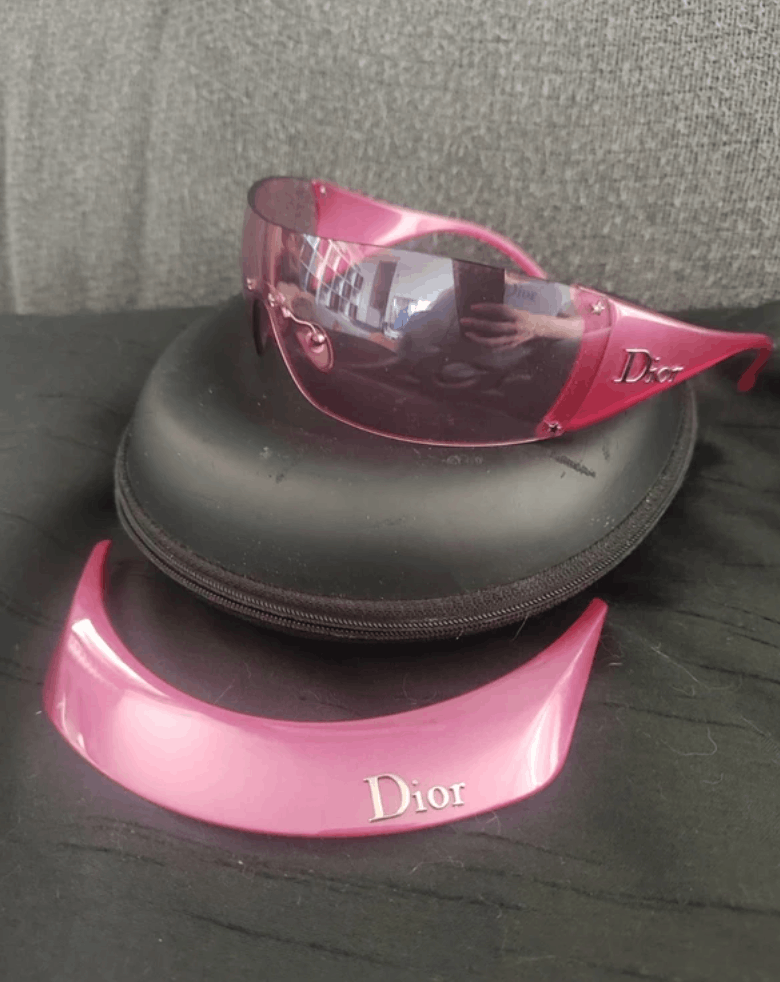 Dior DIOR Sunglasses Golf Ski Mask Shield Wrap Motard Pop Vintage Size ONE SIZE - 1 Thumbnail