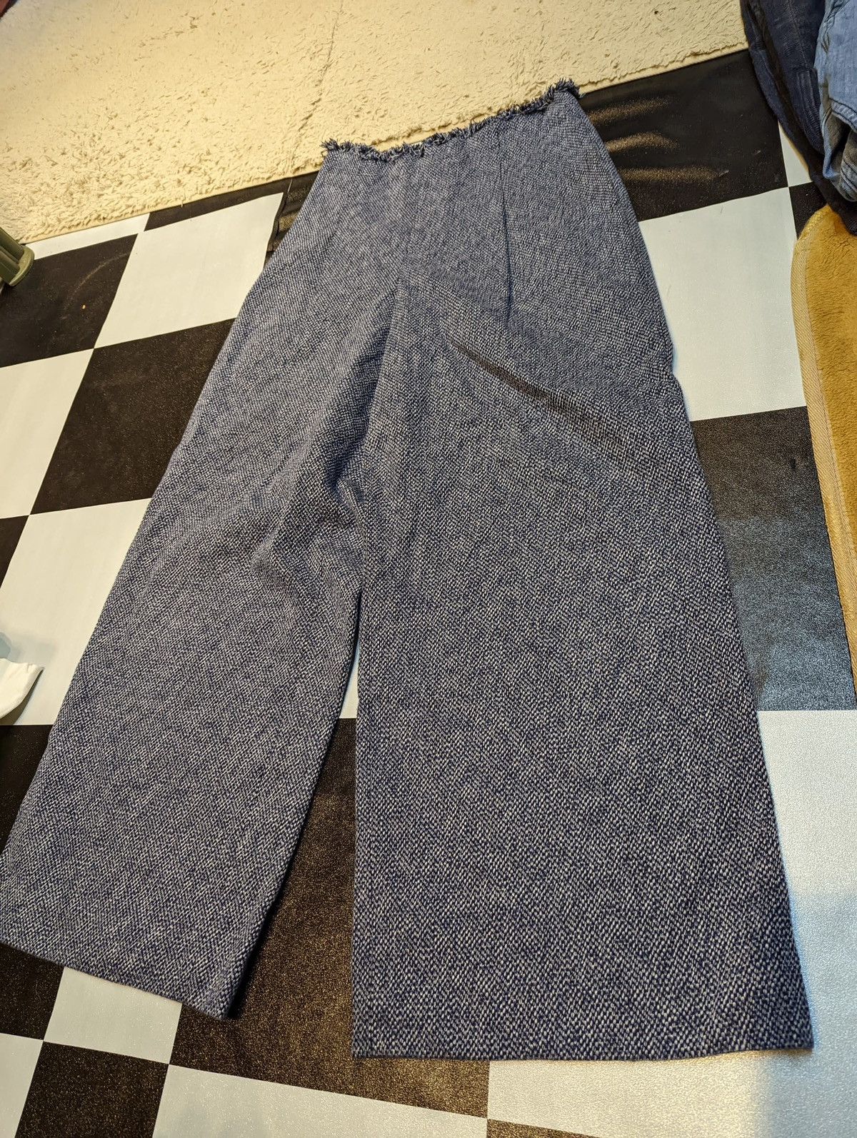 ADAM ET ROPE Adam Er Rope Baggy Pants Blue Size 28" / US 6 / IT 42 - 3 Thumbnail