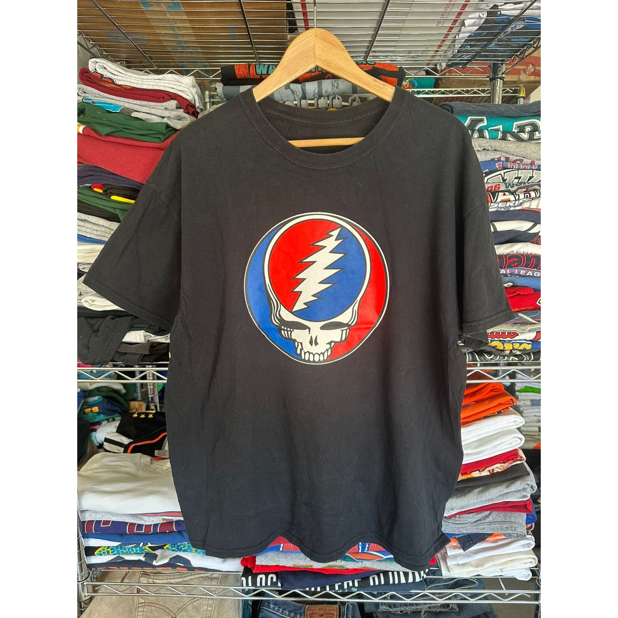 Grateful Dead Vintage Y2K Grateful Dead Stealie Skull Band T-Shirt Grunge Size US L / EU 52-54 / 3 - 1 Thumbnail