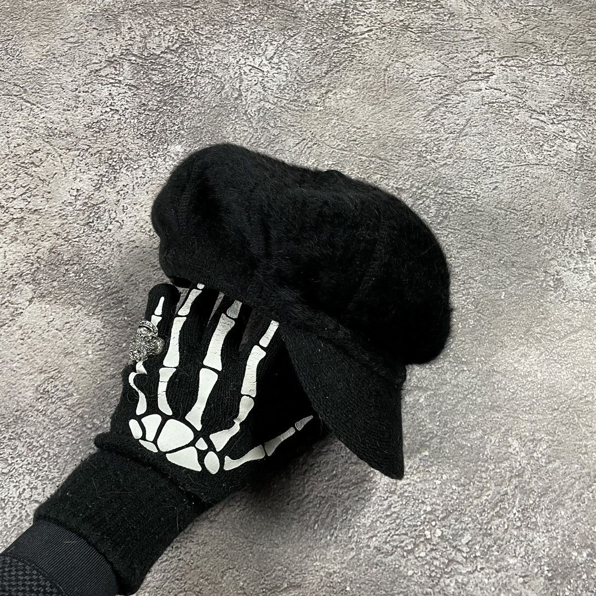 Vintage Vintage 90s Skeleton Hand Mohair Beanie Grunge Ushanka OS Size ONE SIZE - 1 Thumbnail