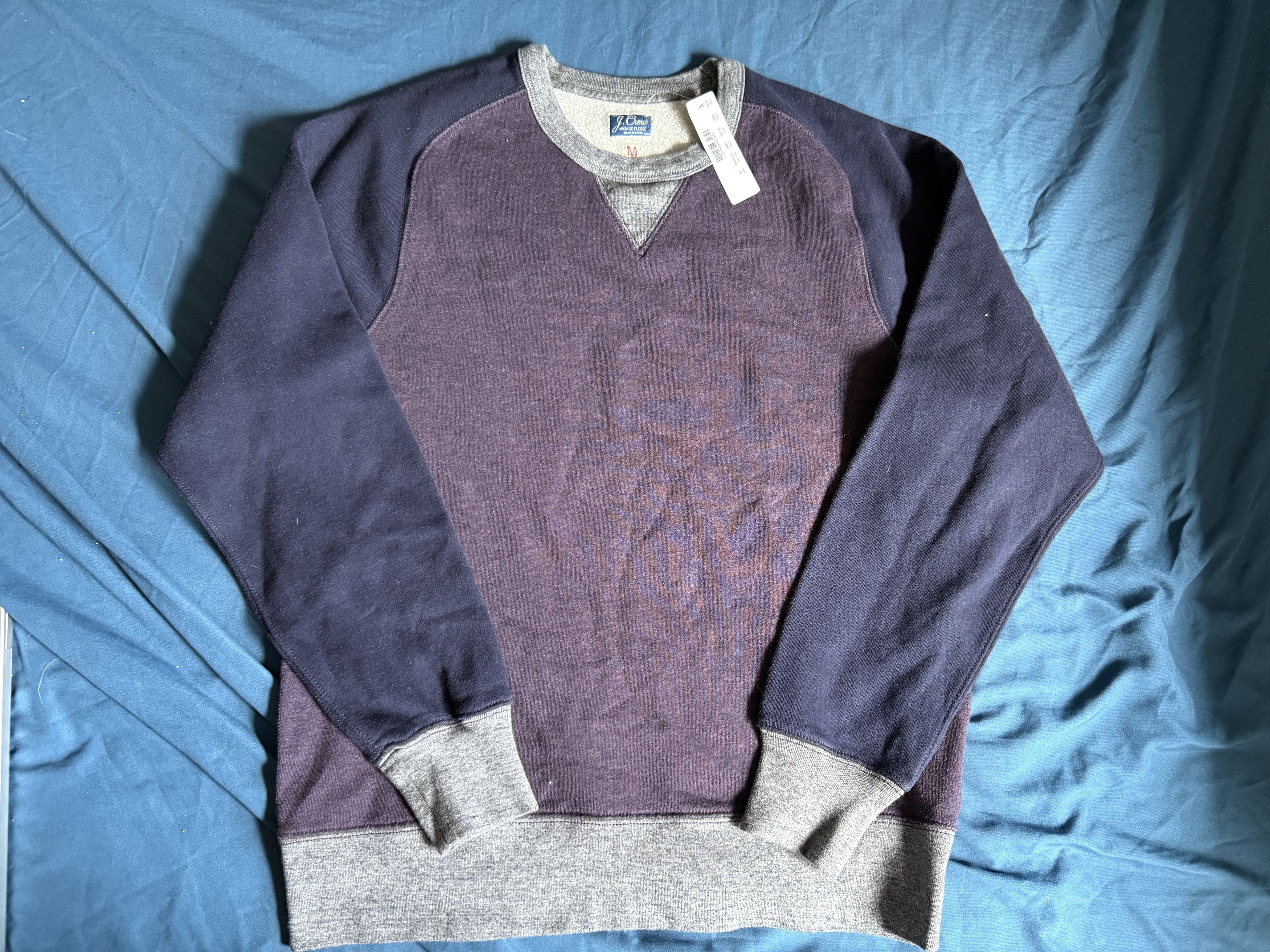 J.Crew J. Crew vintage fleece raglan crewneck sweater medium $70 Size US M / EU 48-50 / 2 - 1 Thumbnail