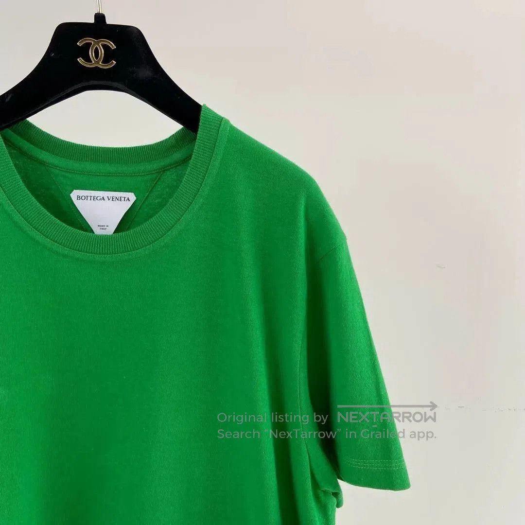 Bottega Veneta Bottega Veneta Green Crewneck T-shirt XL. Size US XL / EU 56 / 4 - 3 Thumbnail