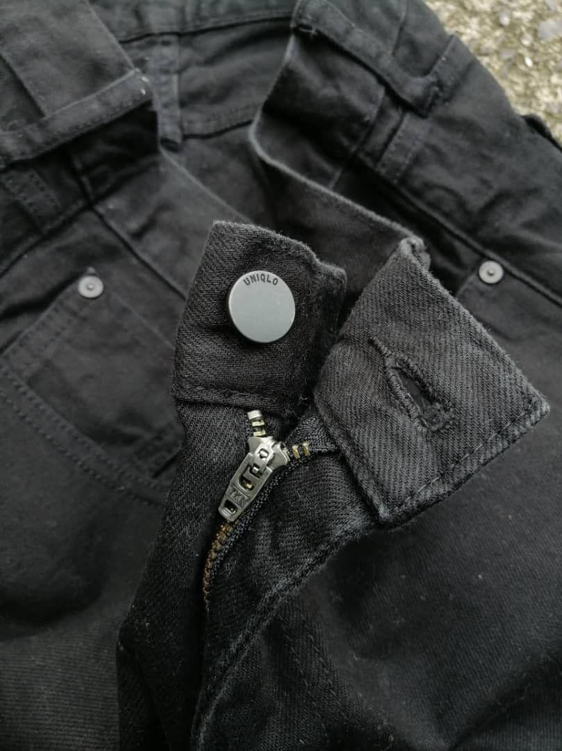 Uniqlo Uniqlo Selvedge Black Denim Jeans Size US 32 / EU 48 - 5 Thumbnail