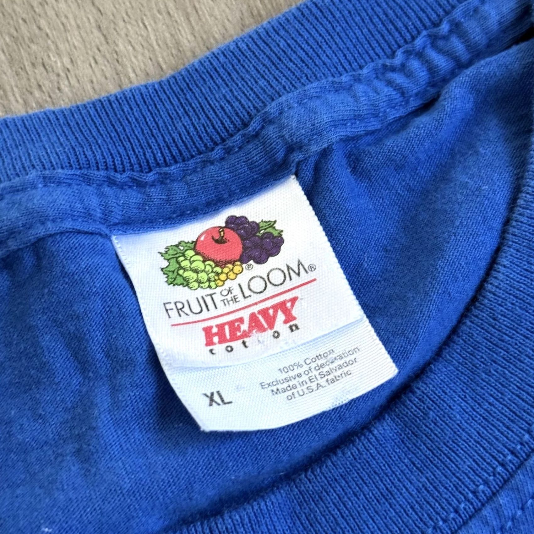 Fruit Of The Loom VINTAGE Fruit of the Loom Shirt Mens XL Blue New York Authentic XX Graphic Tee Cotton Size US XL / EU 56 / 4 - 4 Thumbnail