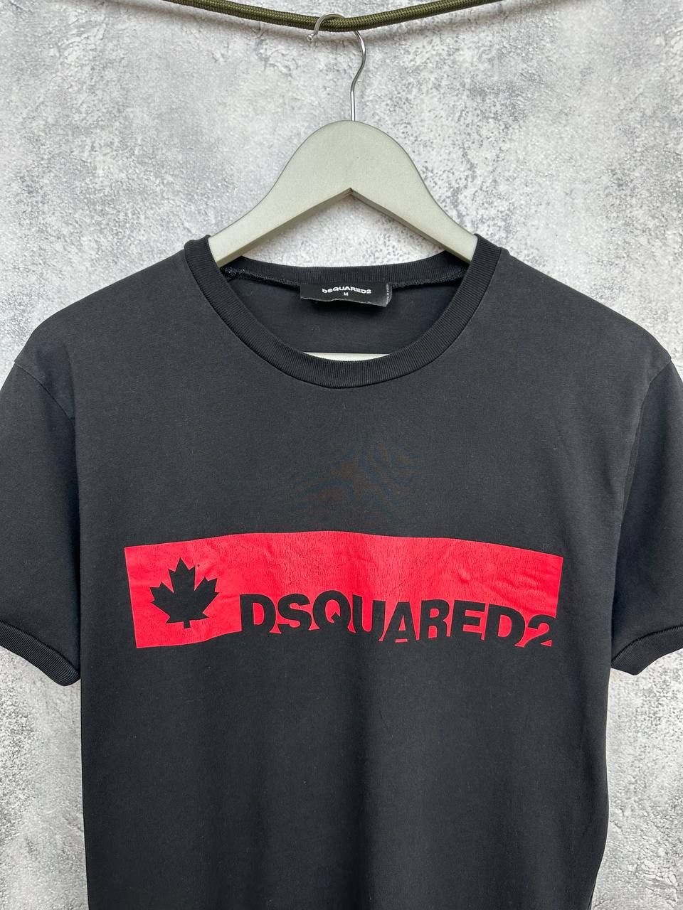 Dsquared2 Dsquared2 Logo T-Shirt Black Red Maple Leaf Portugal Tee Size US M / EU 48-50 / 2 - 4 Thumbnail