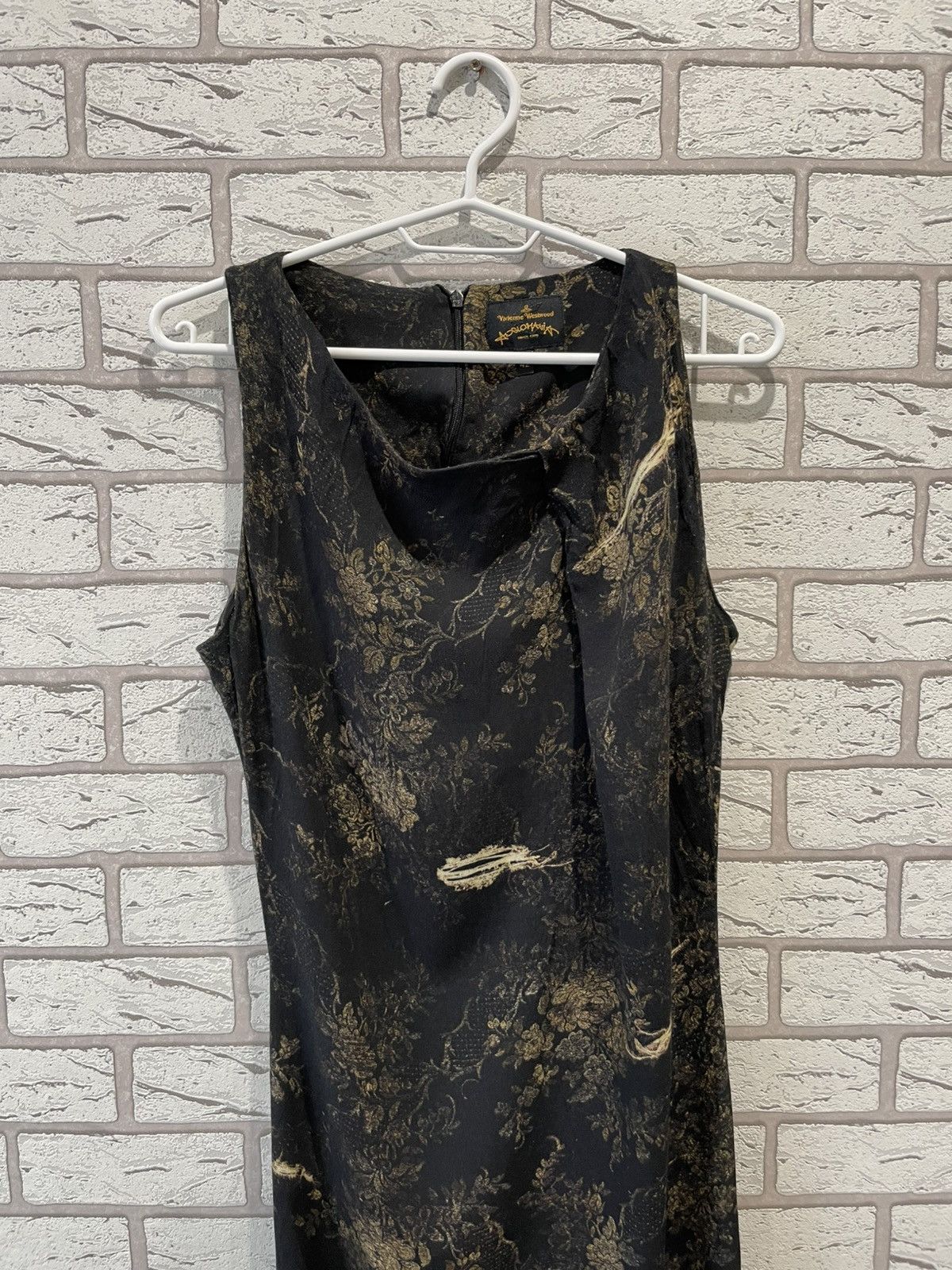 Vintage × Vivienne Westwood RARE Vivienne Westwood Anglomania Vintage Flower Print Dress Size M / US 6-8 / IT 42-44 - 3 Thumbnail