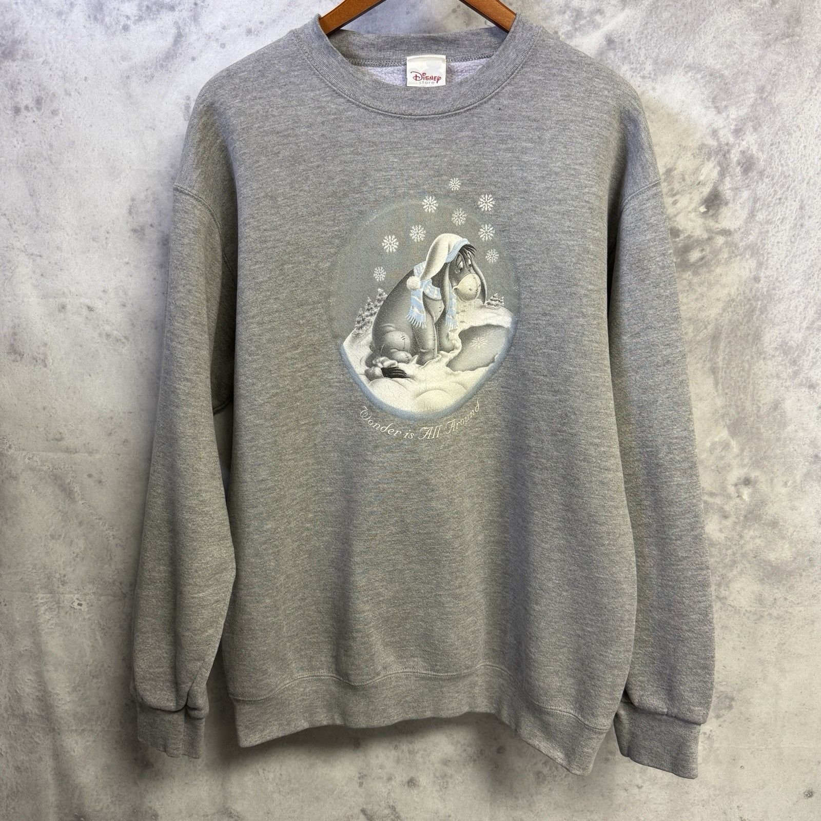 Disney Vintage Disney Eeyore Sweatshirt Adult Medium 21.5x27 Gray Size US M / EU 48-50 / 2 - 2 Thumbnail