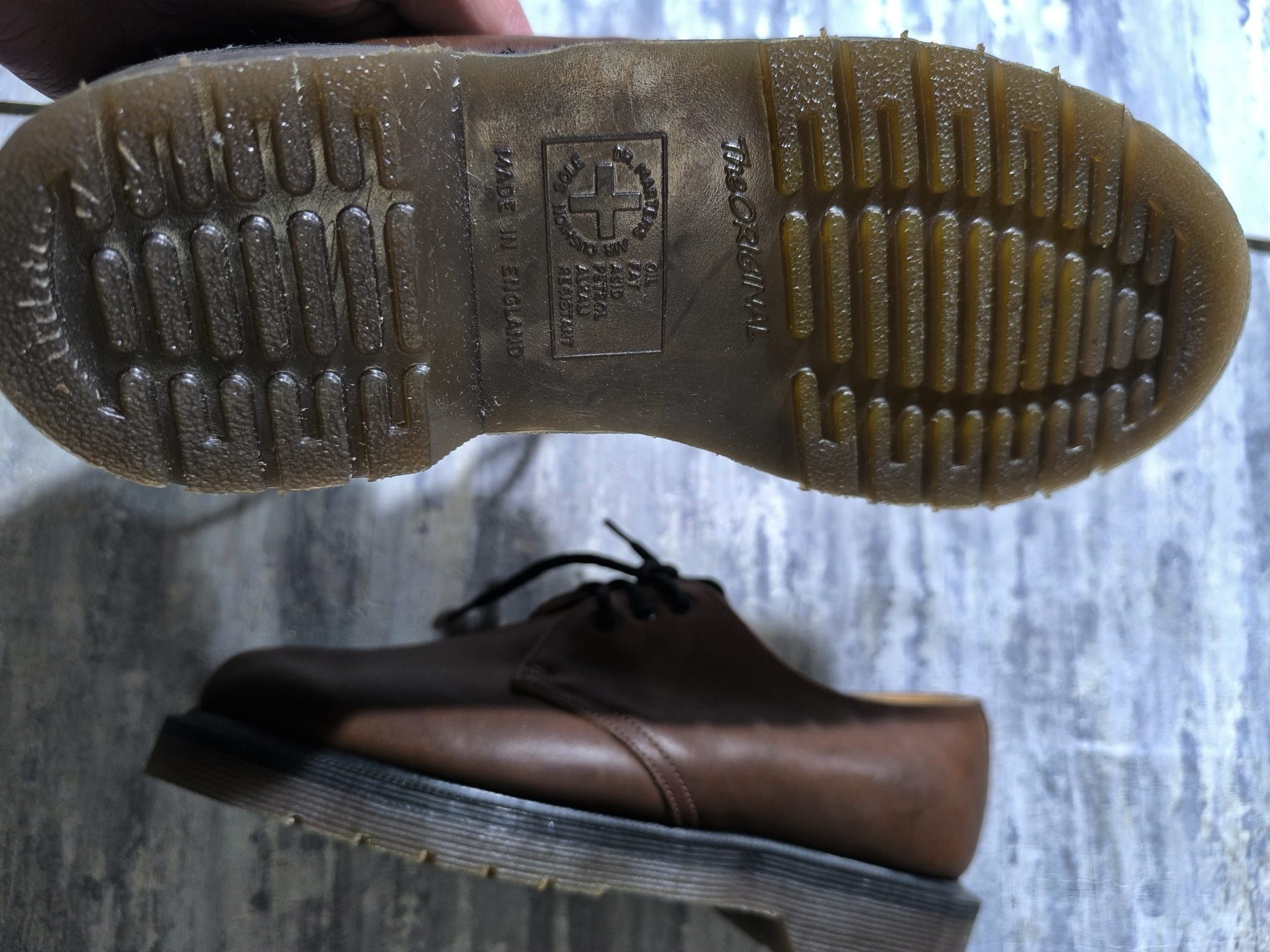 Dr. Martens vintage dr martens 1461 made in england brown leather shoes Size US 7 / IT 37 - 5 Thumbnail