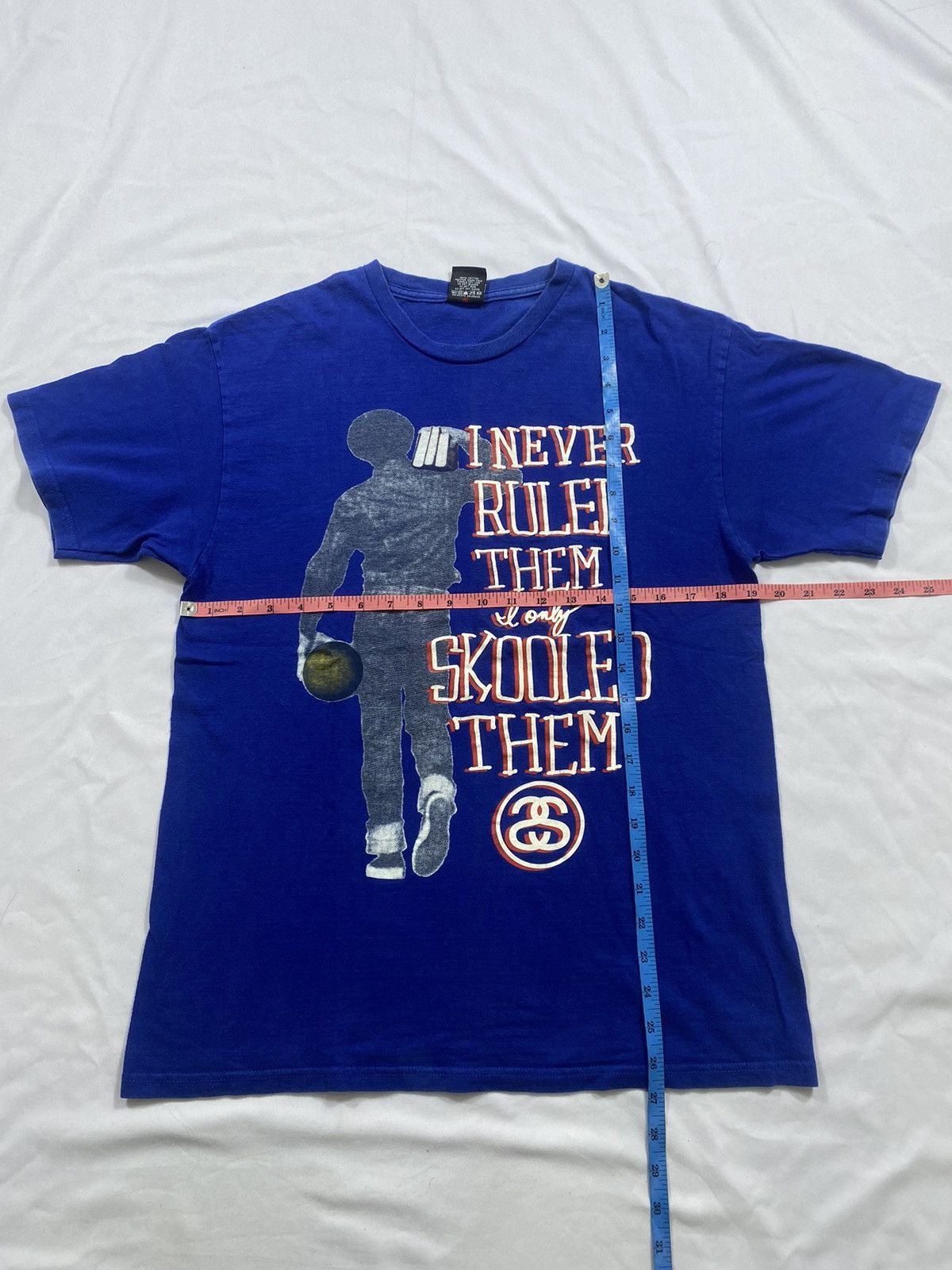 Stussy Vintage 2000s Skooled Them Tee Size US M / EU 48-50 / 2 - 6 Thumbnail