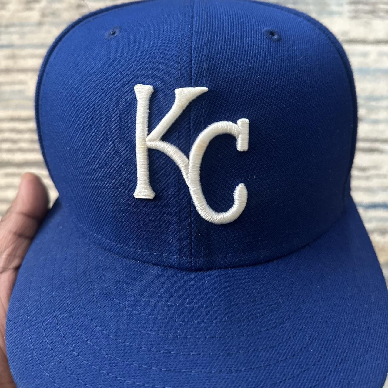New Era Kansas City Royals Blue New Era Fitted Size ONE SIZE - 3 Thumbnail