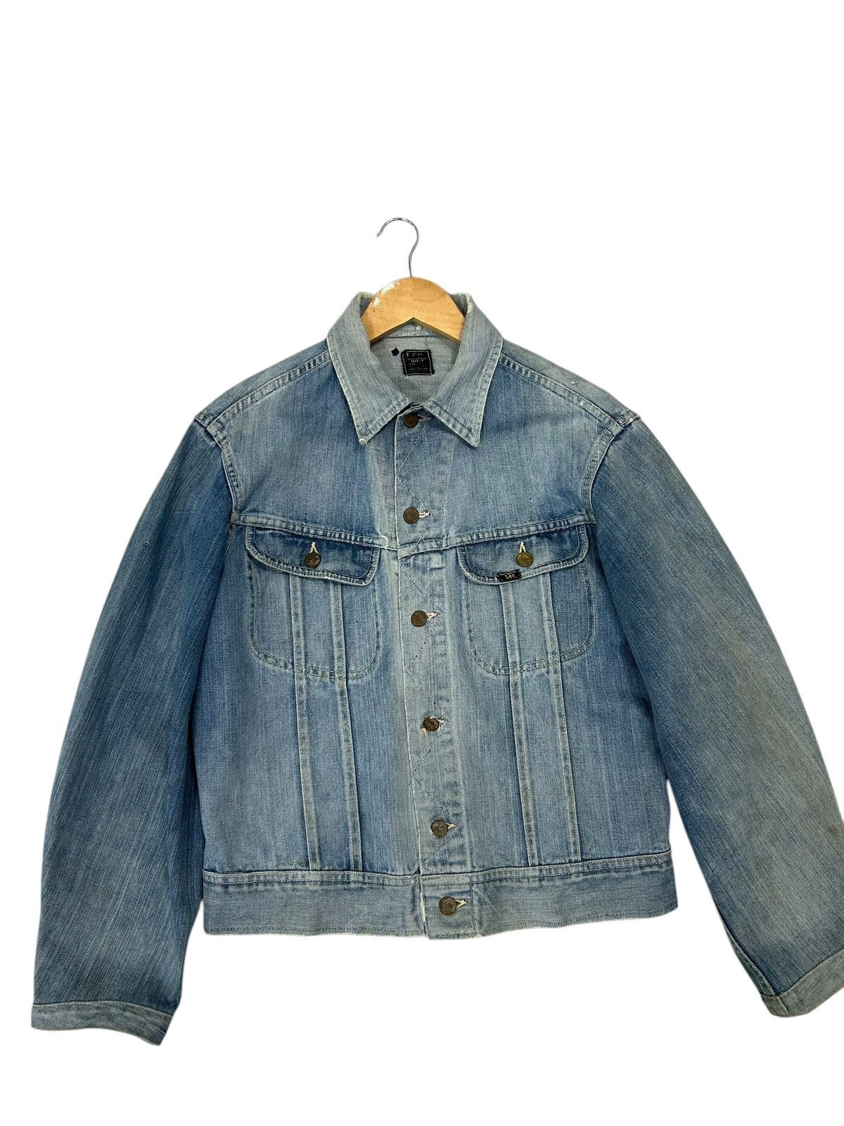60's〜　Lee 101J Vintage Lee Riders 101-J Dark Wash Jean Jacket 42 REG Union