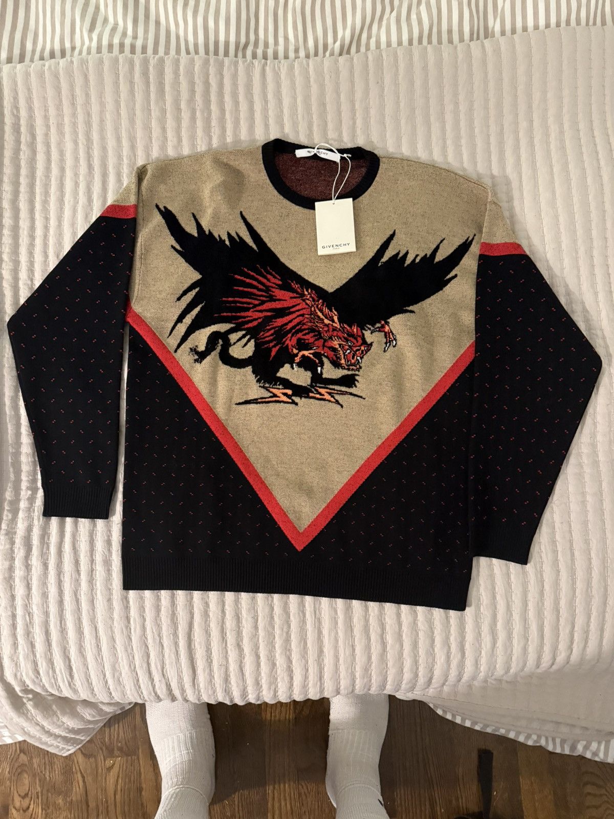 Givenchy Givenchy | Monster Oversized Sweater Size US L / EU 52-54 / 3 - 2 Thumbnail