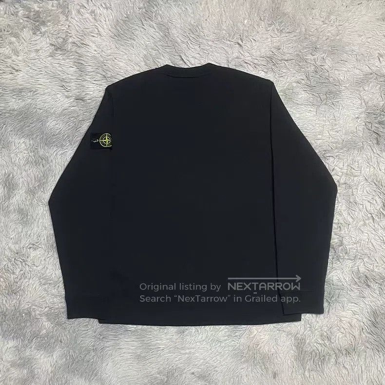 Stone Island Stone Island Double Pocket Round Neck Sweatshirt Hoodie Bl Size US XL / EU 56 / 4 - 2 Thumbnail