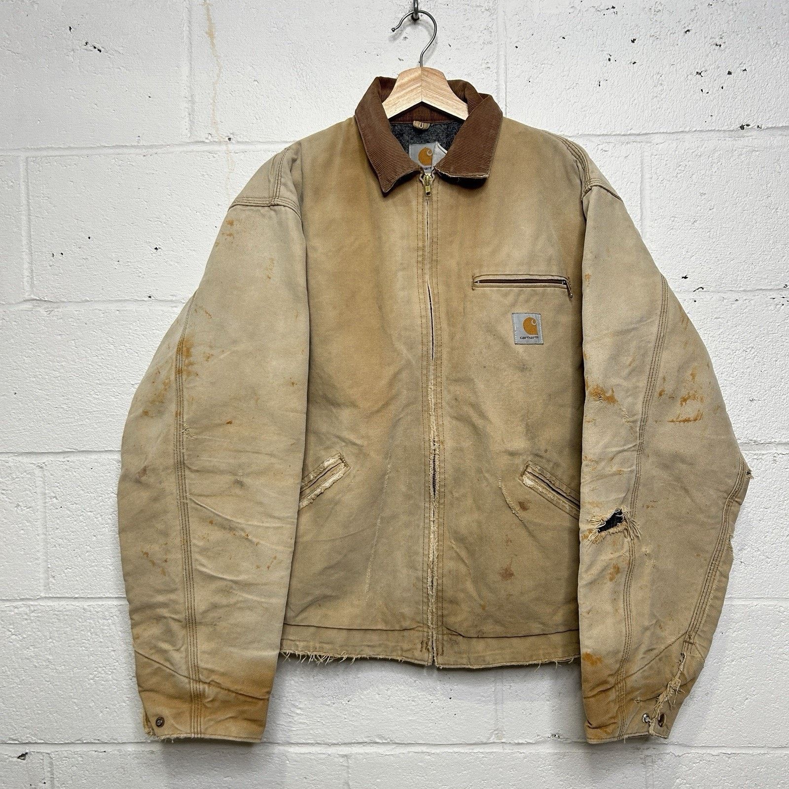 Carhartt Vintage Carhartt Blanket-Lined Detroit Jacket “Brown” J01 Size US L / EU 52-54 / 3 - 1 Thumbnail