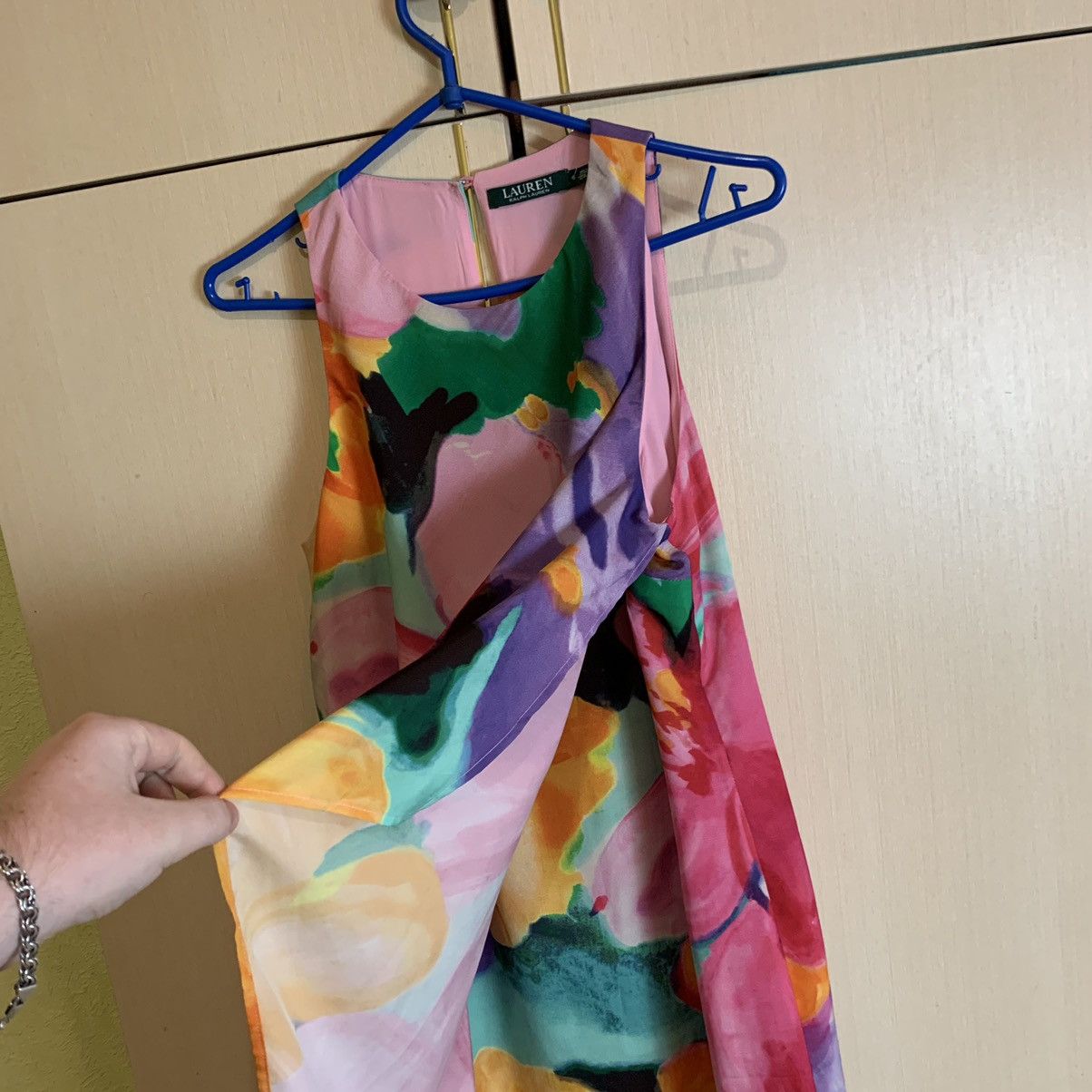 Other 🔥RARE🔥Polo Ralph Lauren Flowers Designed Overprint Dress Size M / US 6-8 / IT 42-44 - 4 Thumbnail