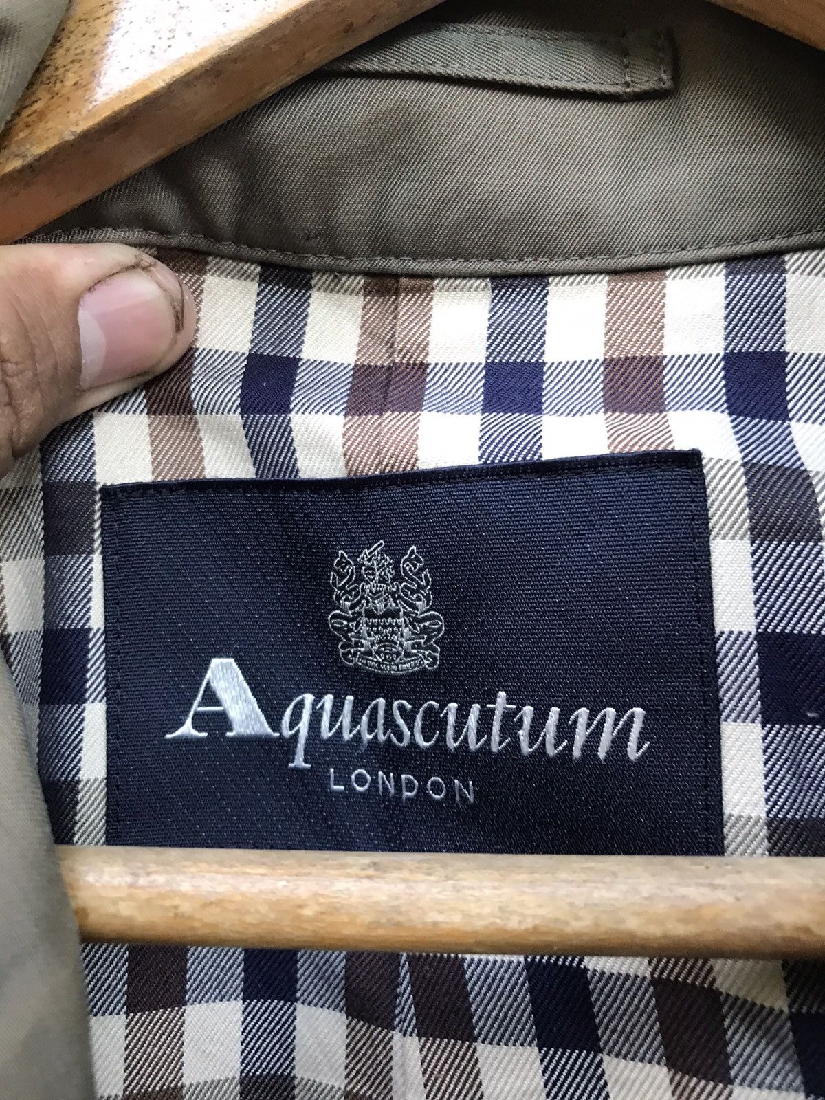 Aquascutum × Beauty Beast VINTAGE AQUASCUTUM LONDON TRENCH COAT JACKET Size US M / EU 48-50 / 2 - 10 Thumbnail
