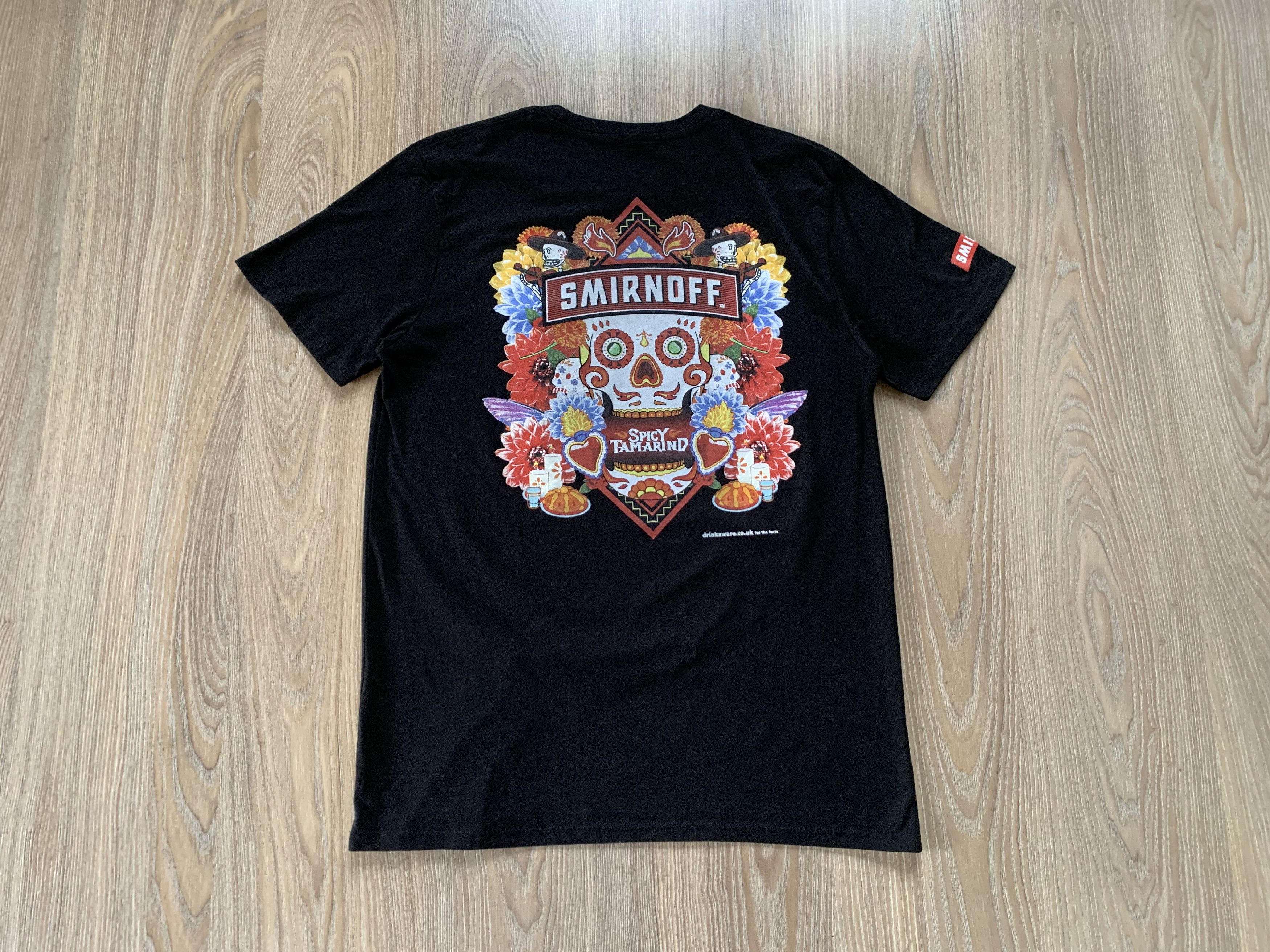 Other Smirnoff Vodka Black Cotton Printed T Shirt Size US L / EU 52-54 / 3 - 3 Thumbnail