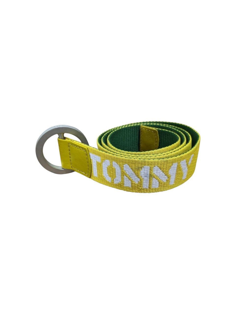 Tommy Hilfiger TOMMY HILFIGER YELLOW GREEN NYC RING BUCKLE ARCHIVE Size ONE SIZE - 1 Thumbnail