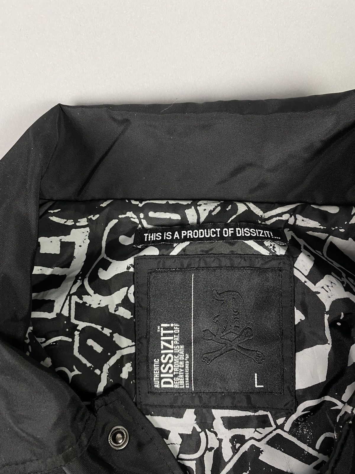Dissizit Dissizit Black Coach Jacket - Graffiti Spray Can Graphic Size US L / EU 52-54 / 3 - 6 Thumbnail