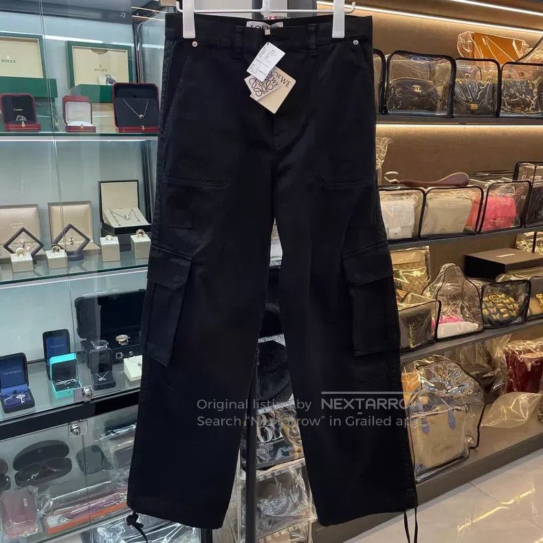 Loewe Loewe Black 26 Pockets Work Pants Size 32" / US 10 / IT 46 - 2 Thumbnail