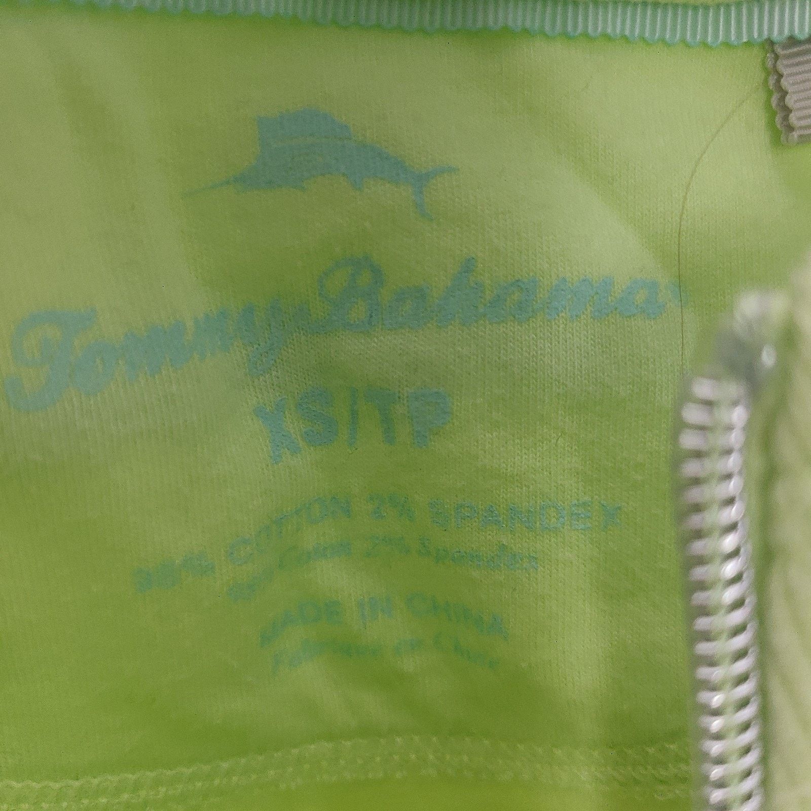 Tommy Bahama Tommy Bahama Full Zip Sweatshirt Lime Green Women's Size XS Size XS / US 0-2 / IT 36-38 - 4 Thumbnail