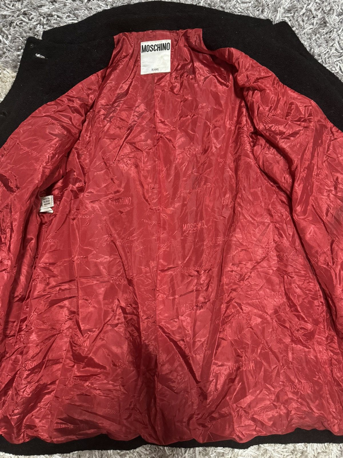 Moschino VINTAGE MOSCHINO JEANS JACKET WOOL JAPAN Size M / US 6-8 / IT 42-44 - 5 Thumbnail