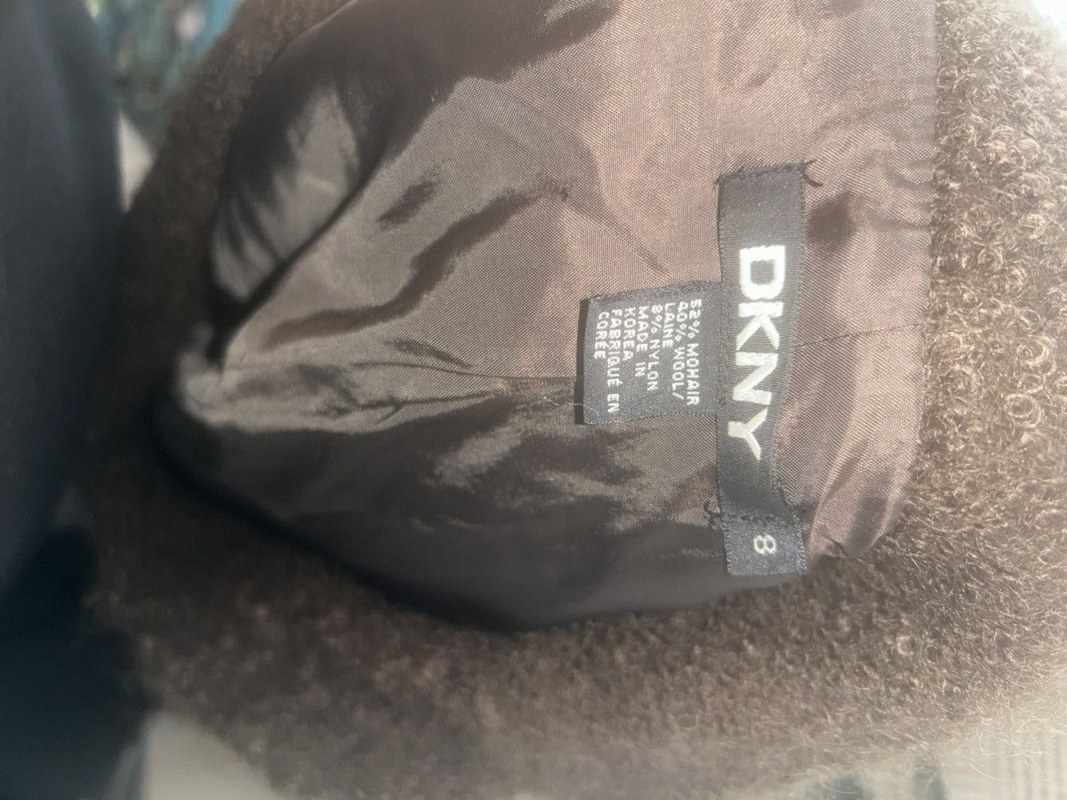 Other Vintage DKNY Donna Karan Mohair Skirt Suit Brown UK Size 12 Size M / US 6-8 / IT 42-44 - 4 Thumbnail