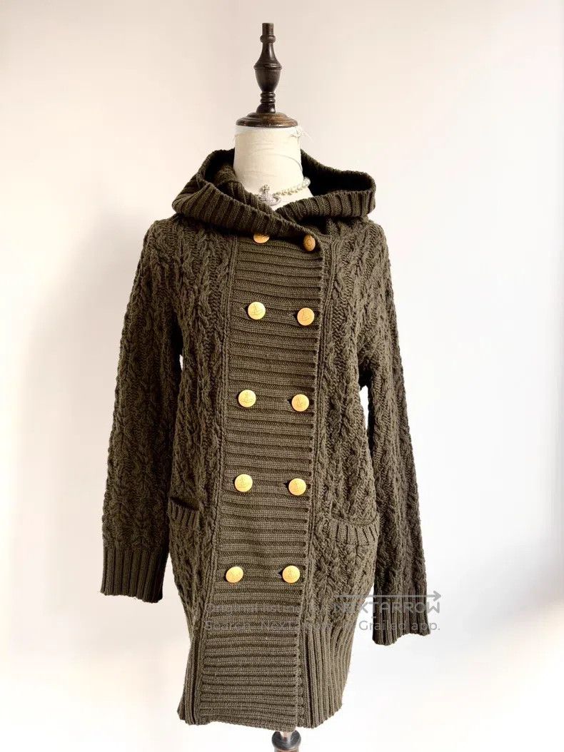 Vivienne Westwood Vivienne Westwood Brown Green Gold Buckle Witch Hat Knit T Size M / US 6-8 / IT 42-44 - 2 Thumbnail