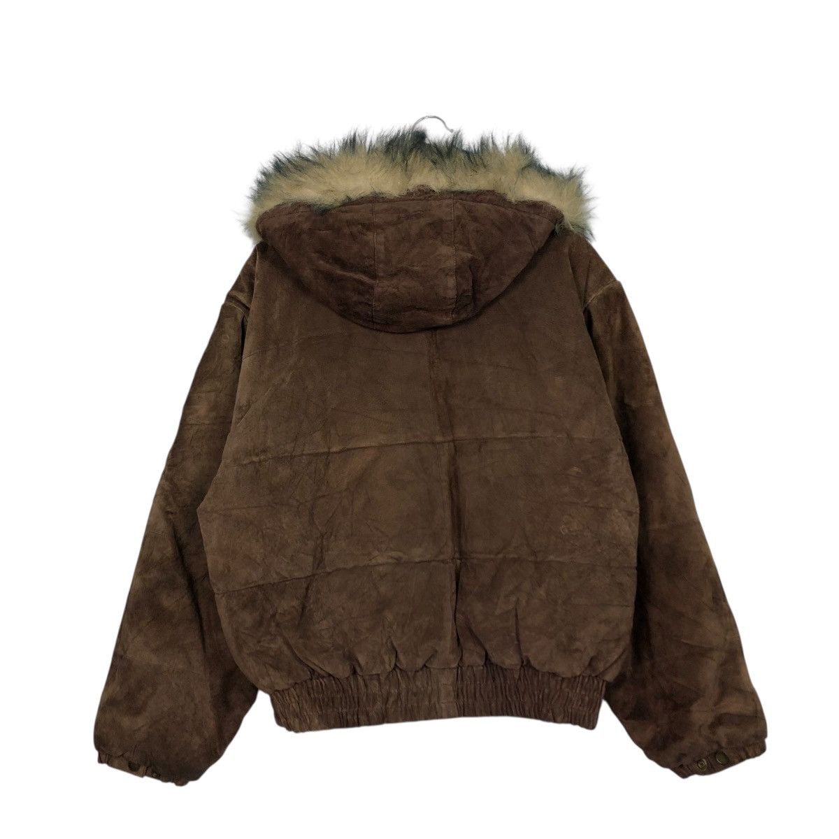 Japanese Brand 🔥VTG LEATHER BIKER JACKET GEMBONY FUR HOODIE ISSEY MIYAKE Size US M / EU 48-50 / 2 - 10 Thumbnail