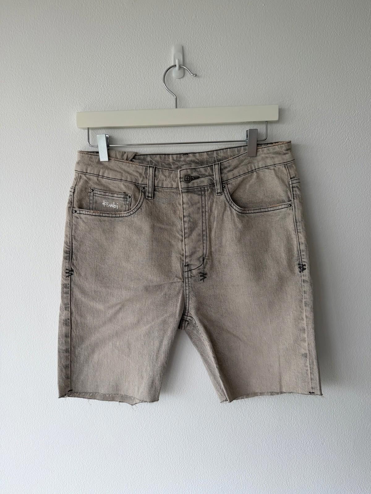 Ksubi new Ksubi mens denim shorts chopper short pluto moon grey 32 Size US 32 / EU 48 - 1 Thumbnail