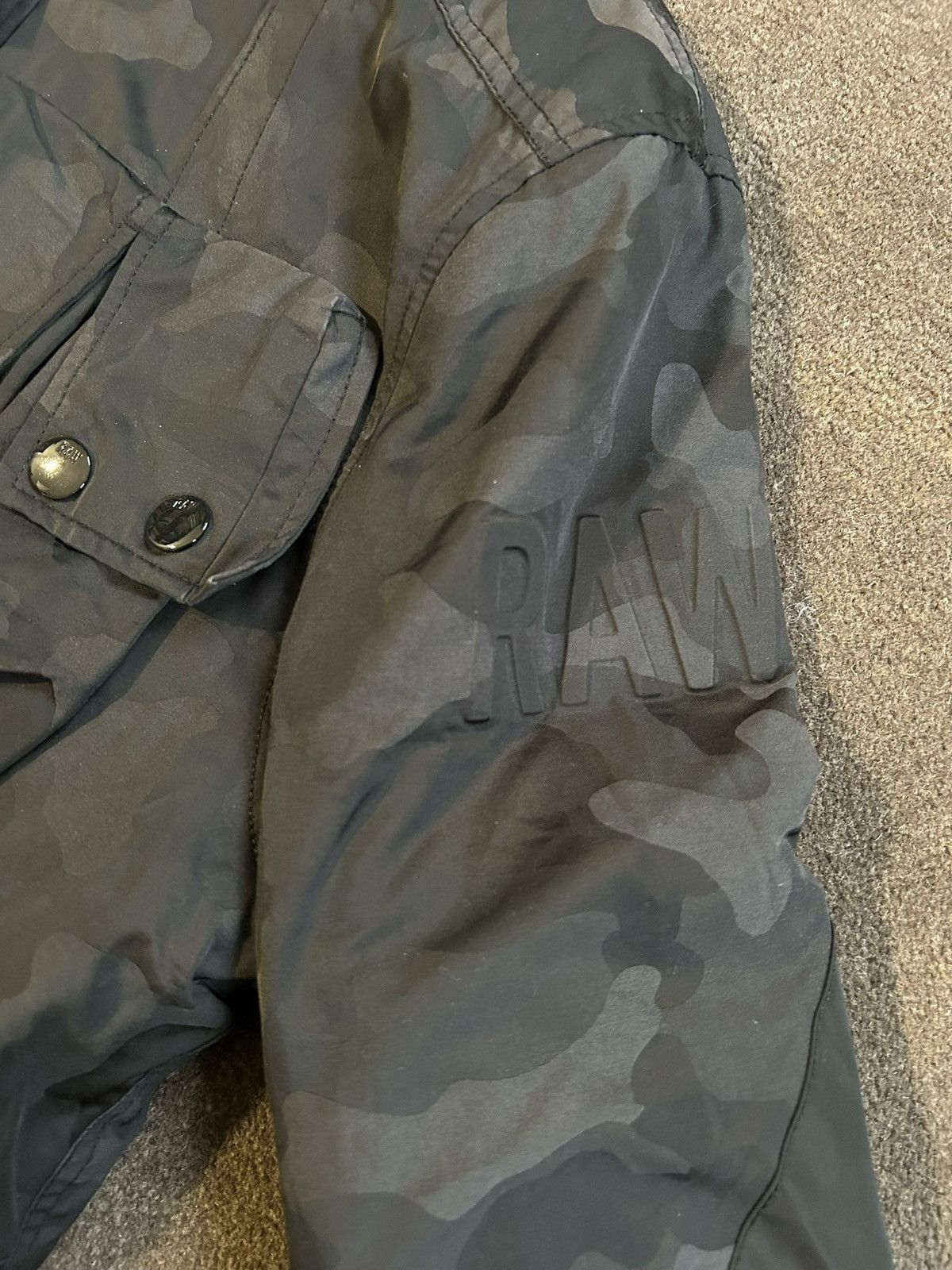 G-Star G-Star Black Camo Jacket Size US XL / EU 56 / 4 - 3 Thumbnail