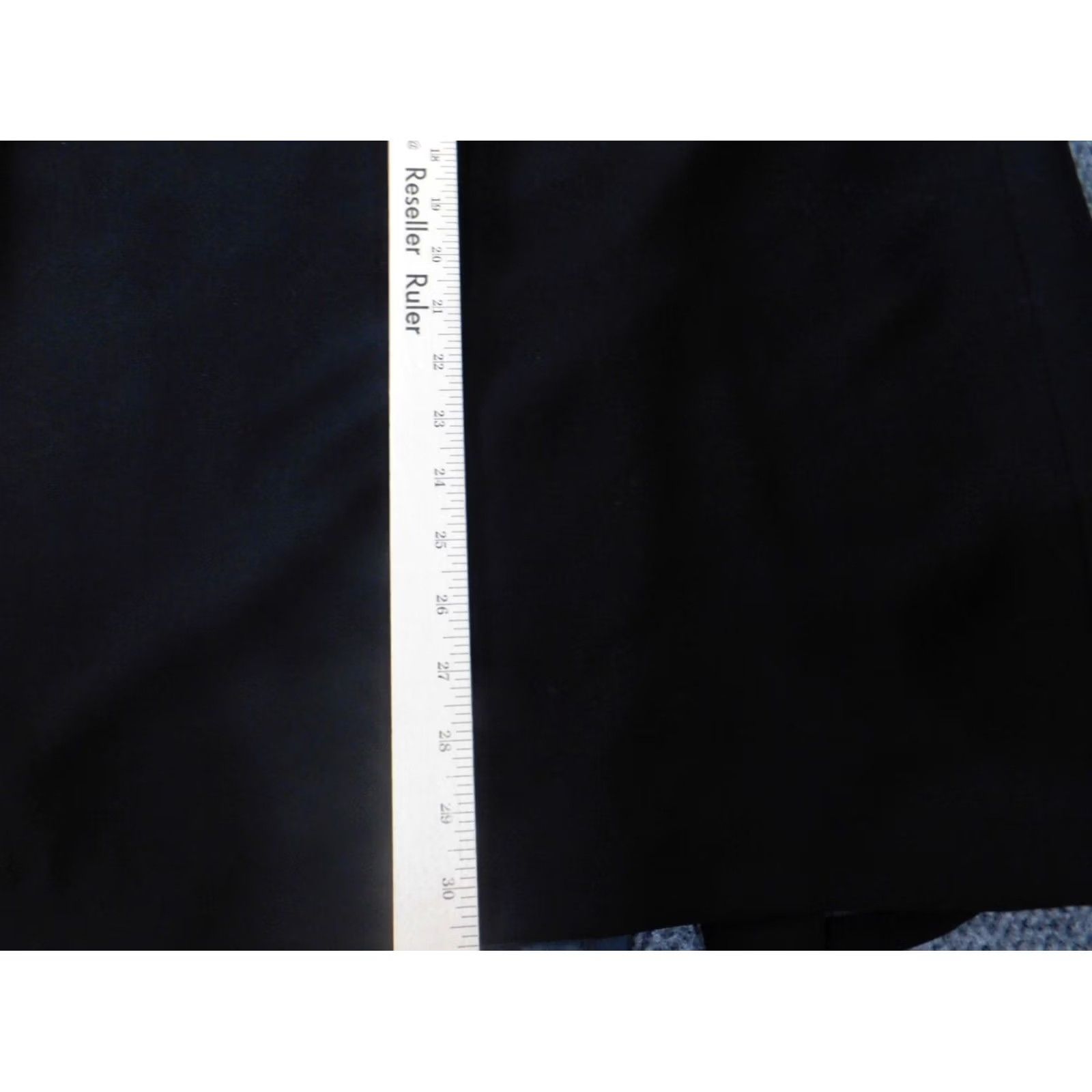 Essentials Jones Wear Skirt Womens 16 Black A-Line Knee Length Zip Knee Length Black Art Vintage: No Size 38" / US 16 / IT 52 - 7 Thumbnail