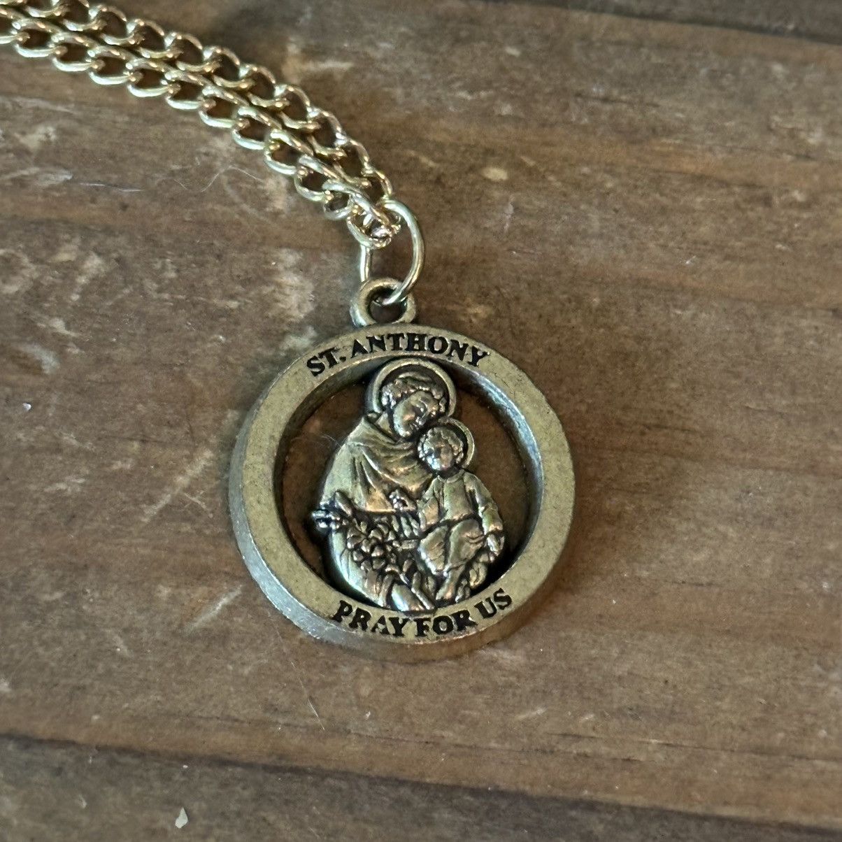 Other St. Anthony Pray For Us pendant necklace Size ONE SIZE - 3 Thumbnail